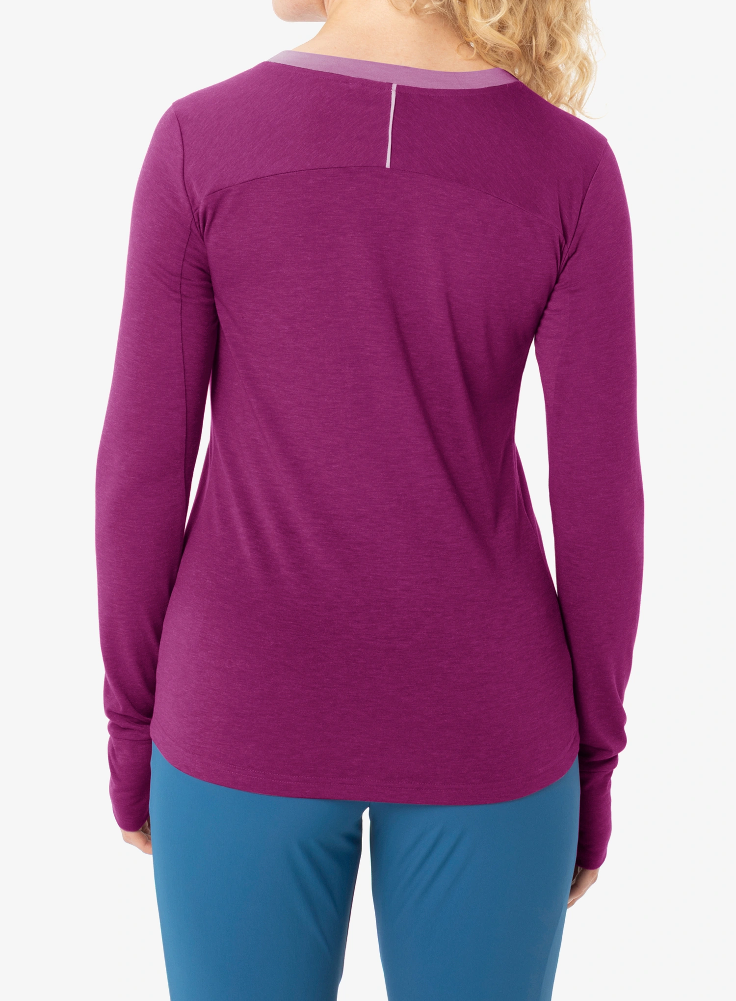Ženski longsleeve Vaude Sveit LS Shirt II - pink orchid