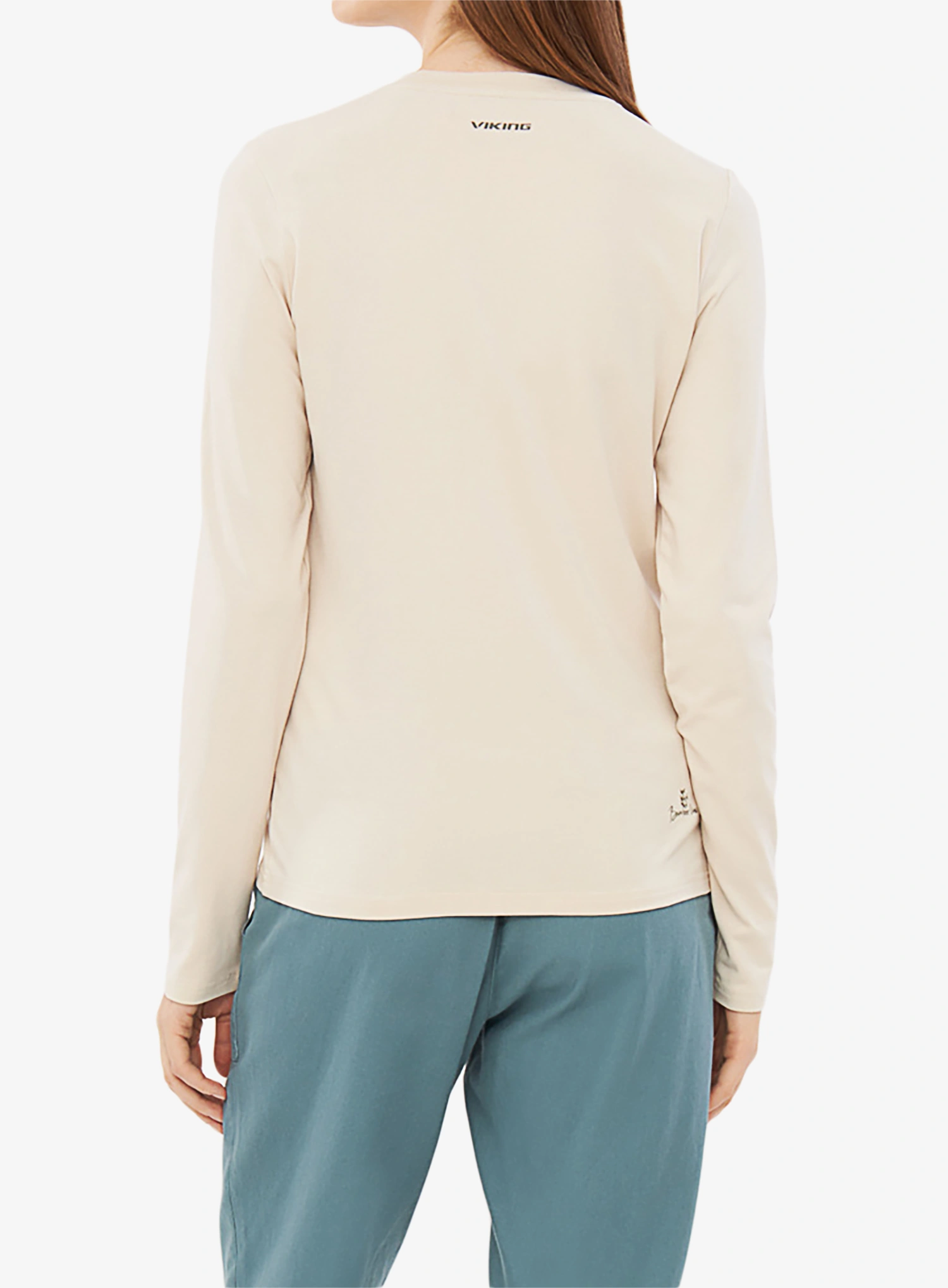 Ženski longsleeve Viking Escalante Bamboo - beige