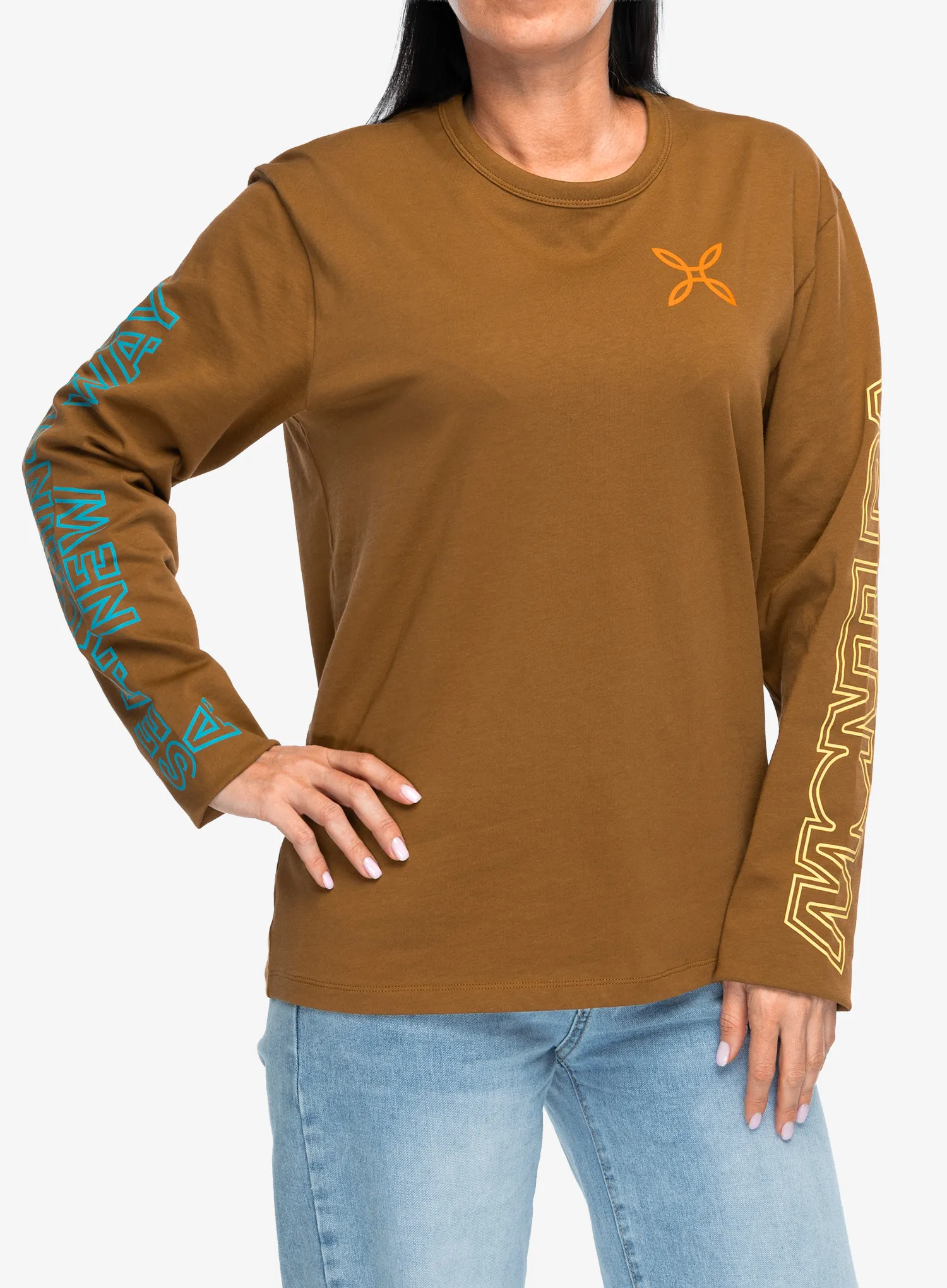 Majica dugih rukava Montura New Way Maglia - brown