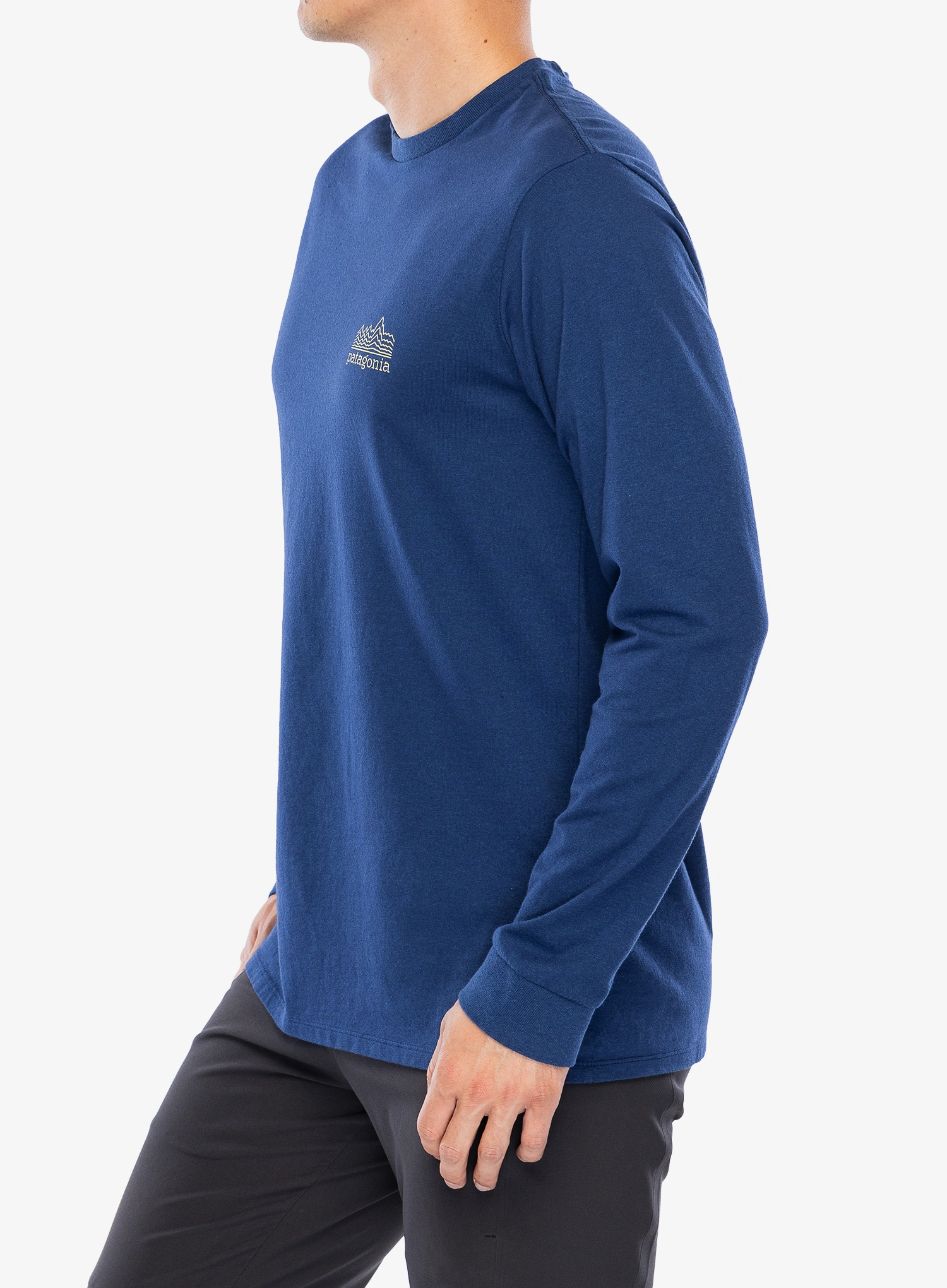 Majica dugih rukava Patagonia L/S Strataspire Responsibili-Tee - clement blue