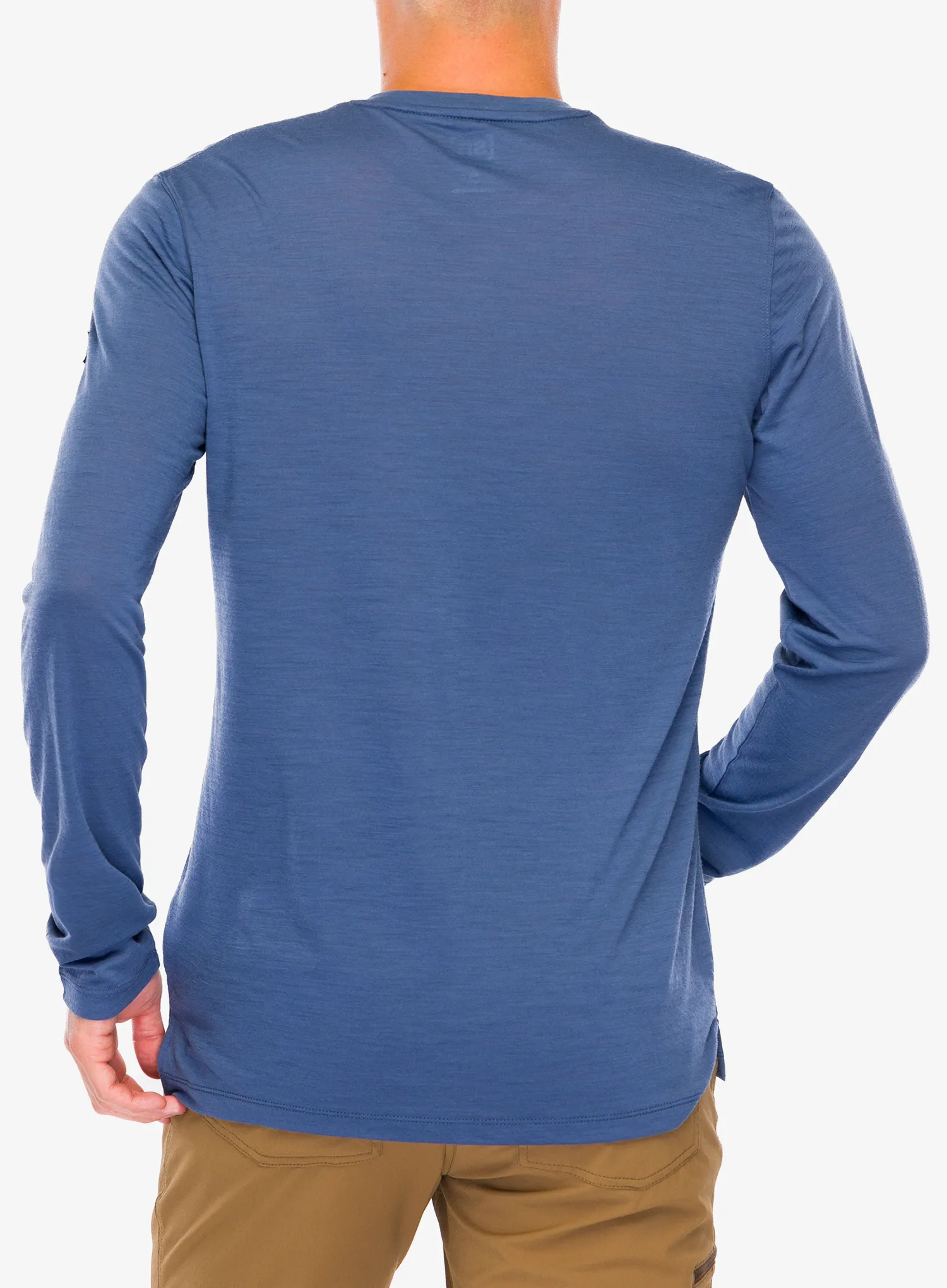 Majica dugih rukava Super.natural Grid Logo Ls - night blue/blueberry