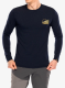 Majica dugih rukava Viking Escalante Bamboo - navy