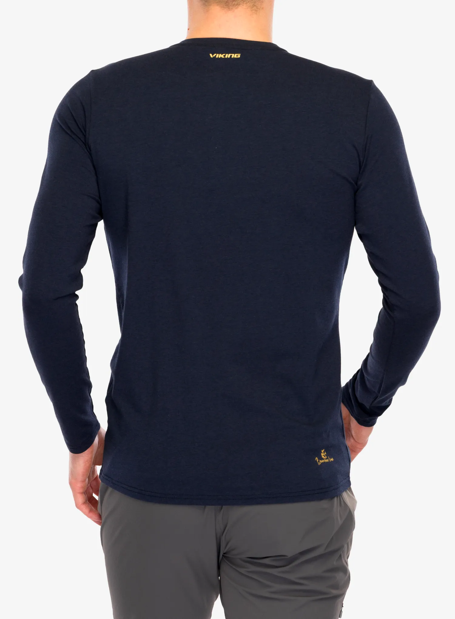 Majica dugih rukava Viking Escalante Bamboo - navy