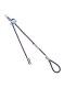 Ipsilon Beal Expresso Fit 35/40-100 cm - matt blue