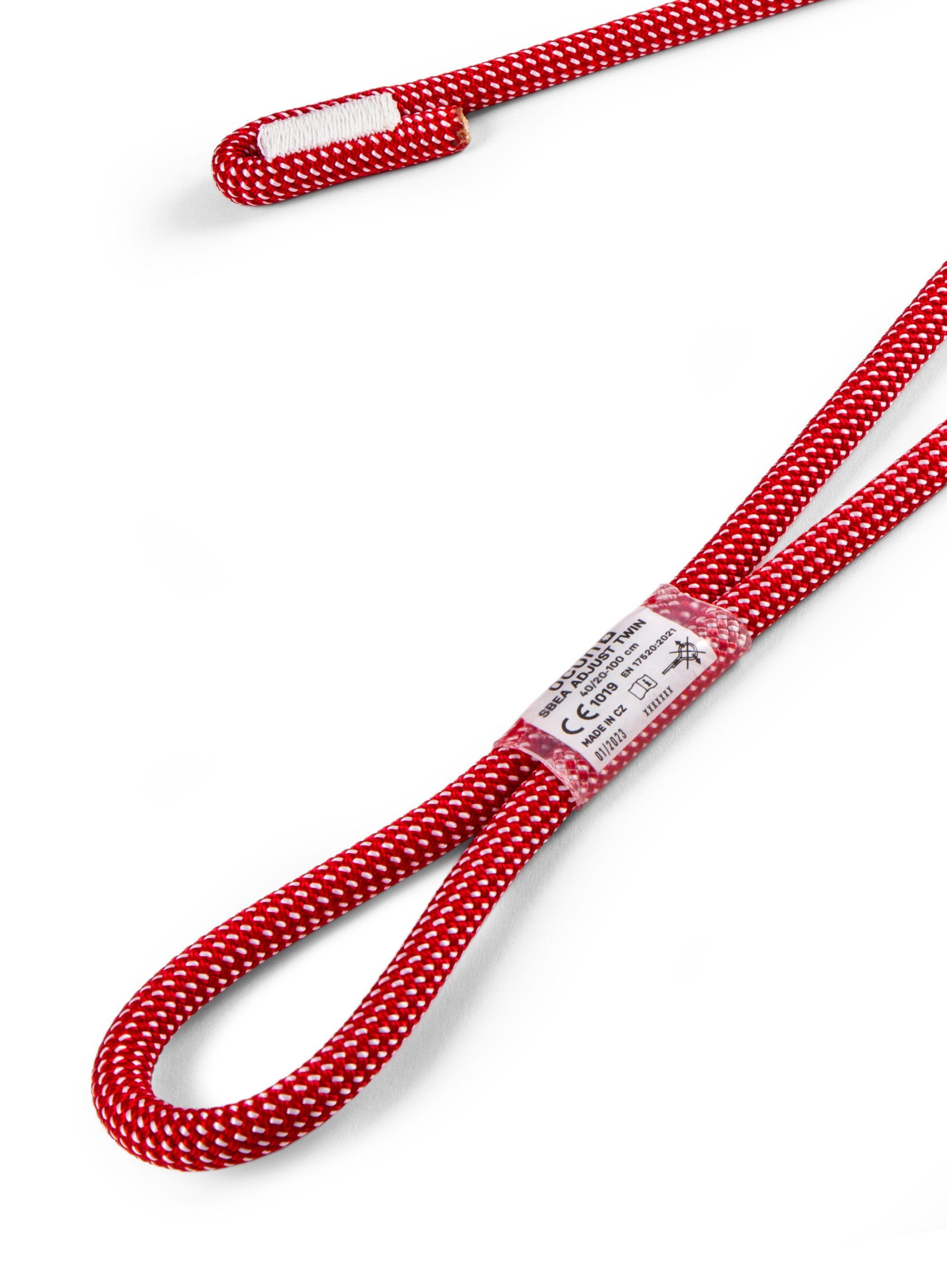 Ipsilon Ocun Sbea Adjust Twin 40/20-100 cm - red/white