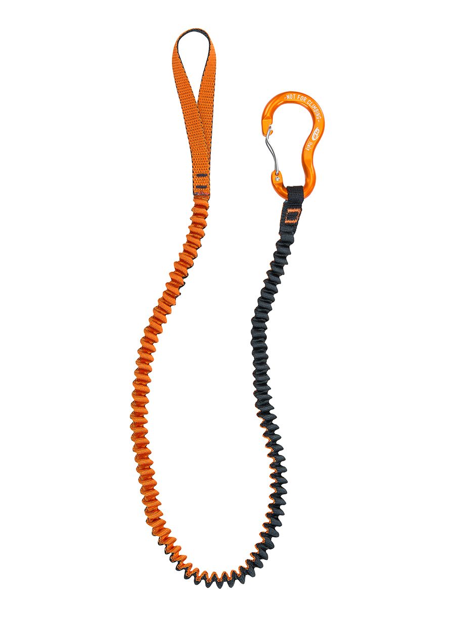 Dvokrako uže za cepin Climbing Technology Whippy - black/orange