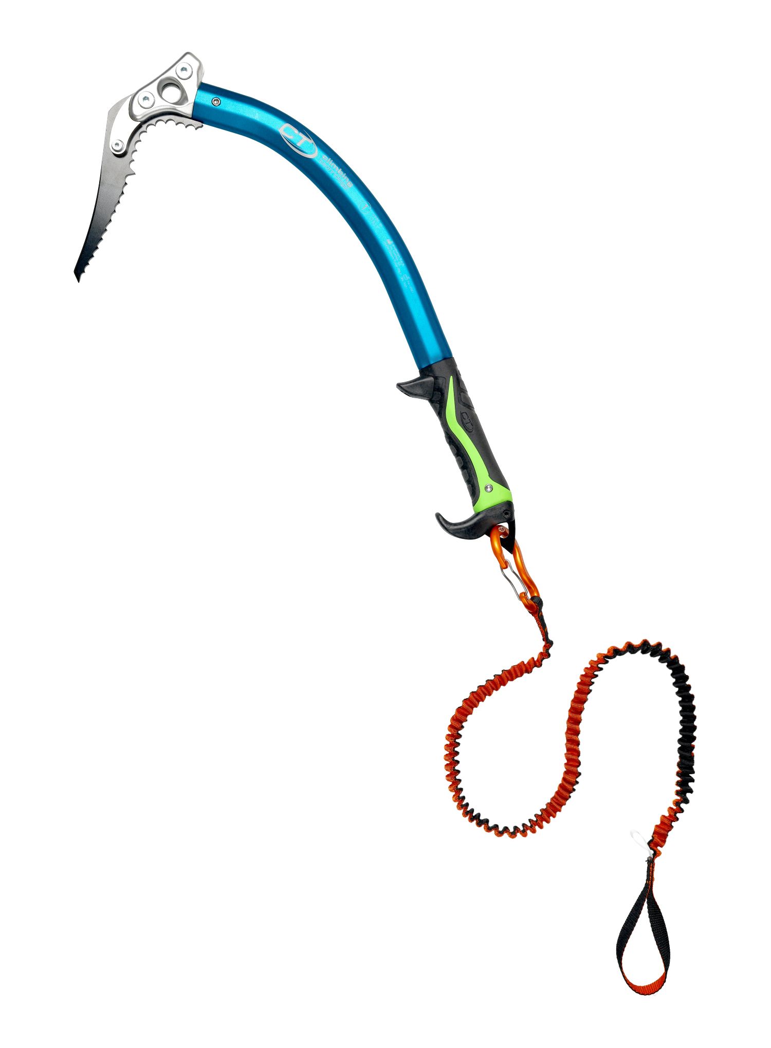 Dvokrako uže za cepin Climbing Technology Whippy - black/orange