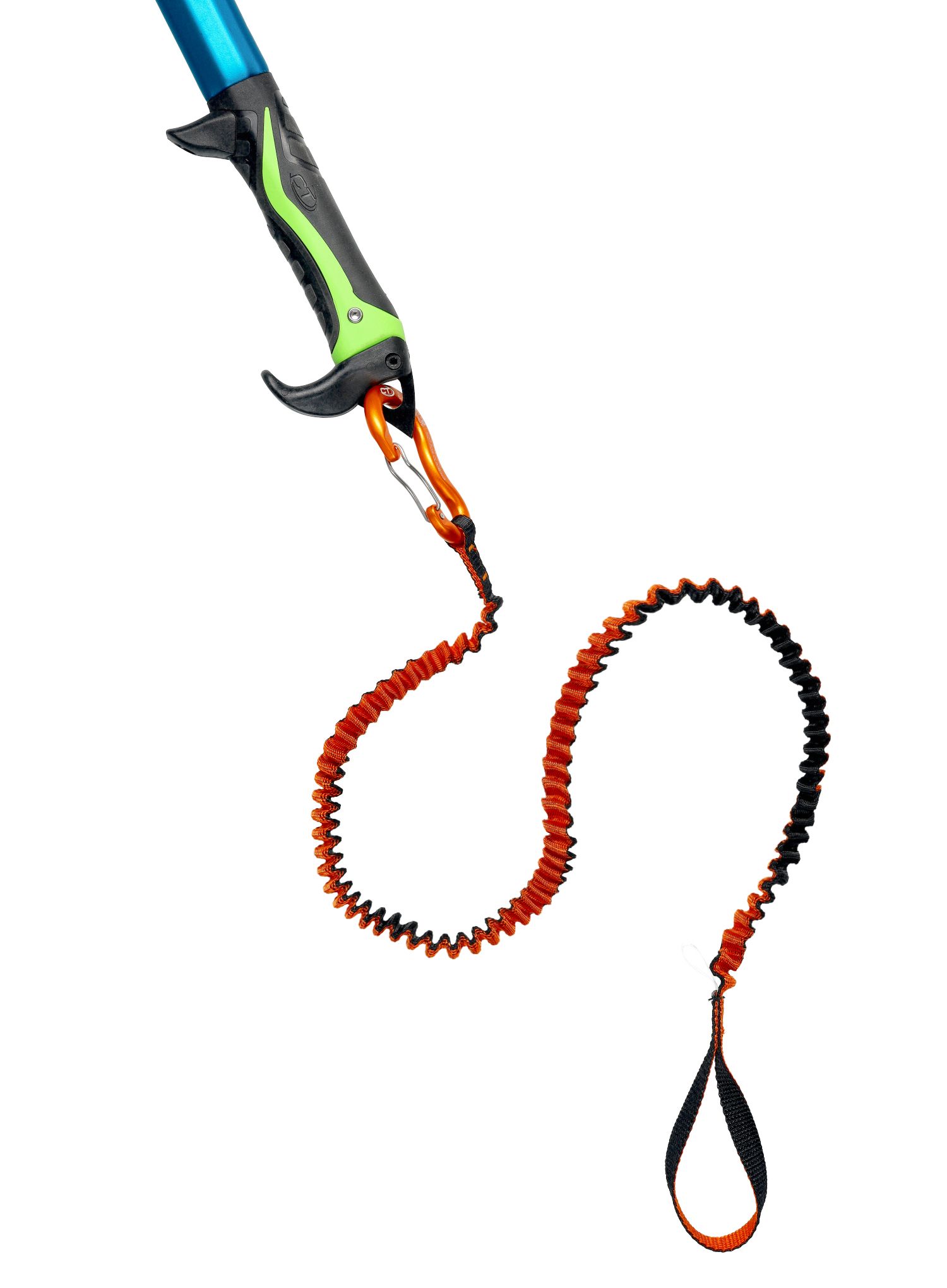 Dvokrako uže za cepin Climbing Technology Whippy - black/orange