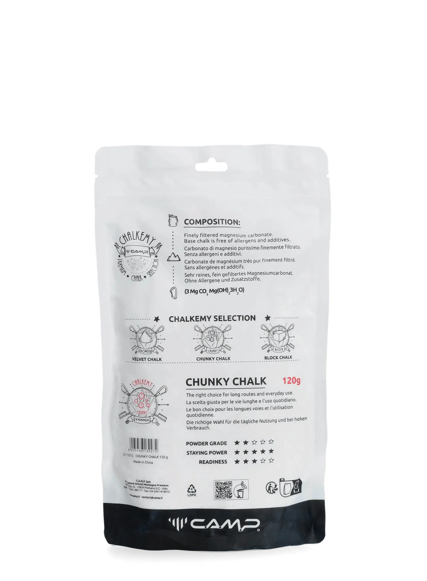 Magnezij Camp Chunky Chalk 120 g