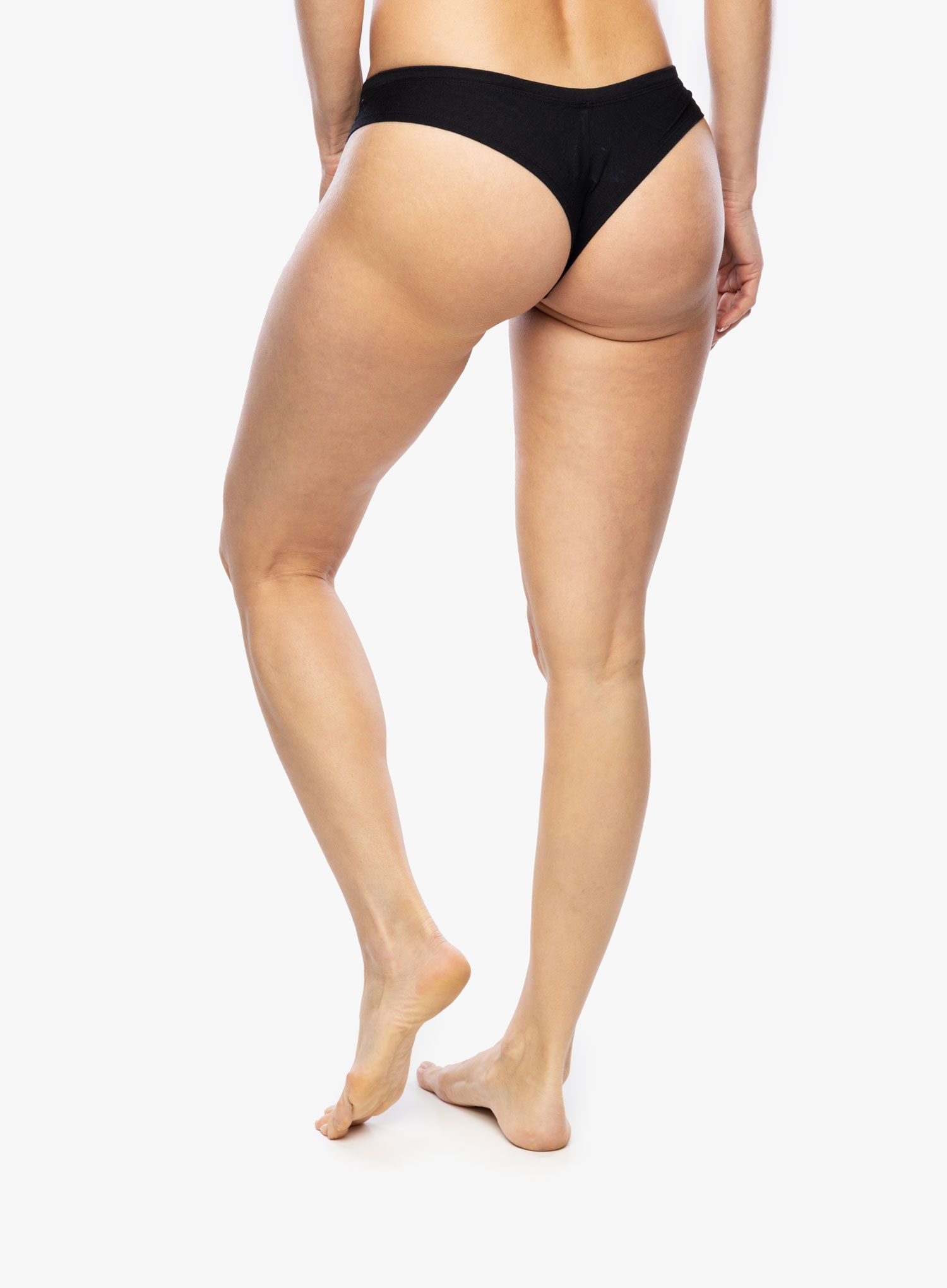 Ženske termoaktivne gaćice Super.natural Sierra175 Thong - jet black
