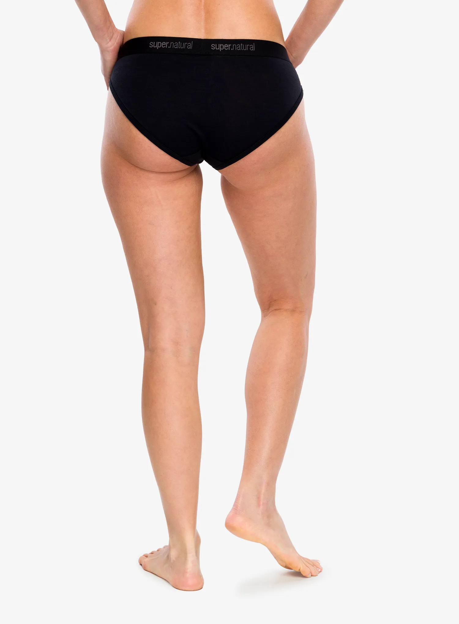 Ženske termoaktivne gaćice Super.natural Tundra175 Slip - jet black