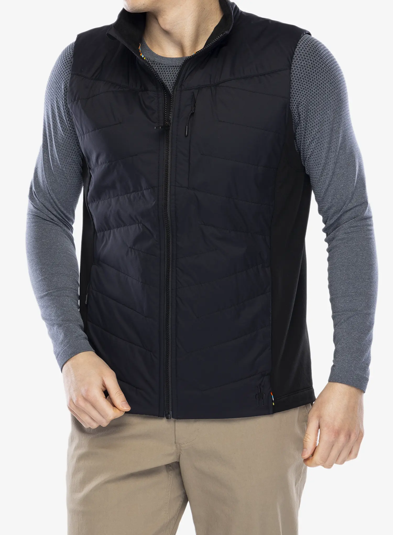 Prsluk s postavom Smartwool Smartloft Vest - black