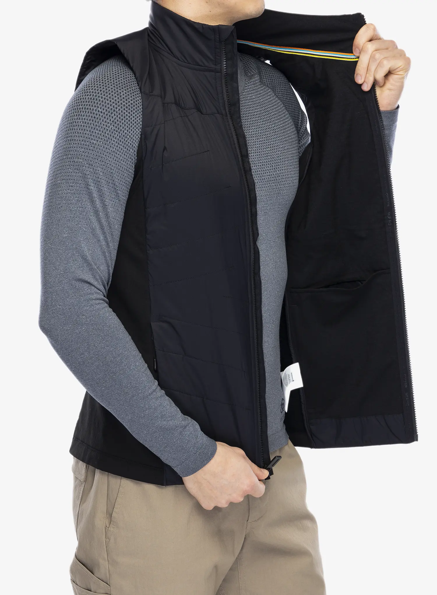 Prsluk s postavom Smartwool Smartloft Vest - black