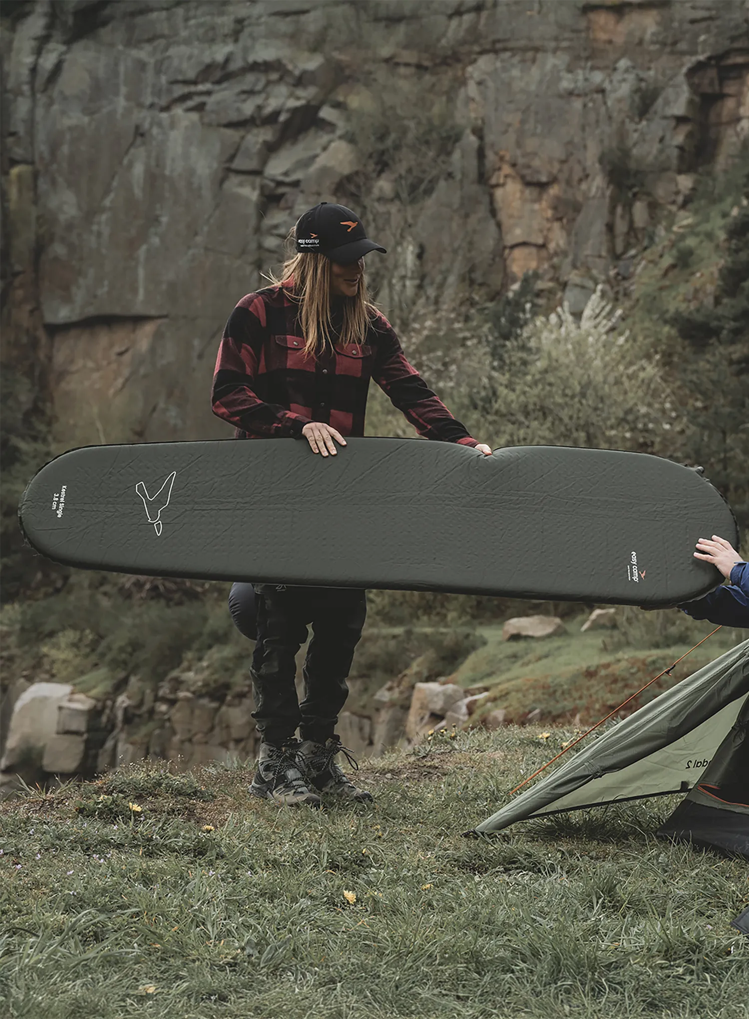 Samonapuhavajuća podloga Easy Camp Kestrel Mat Single 3.8 cm