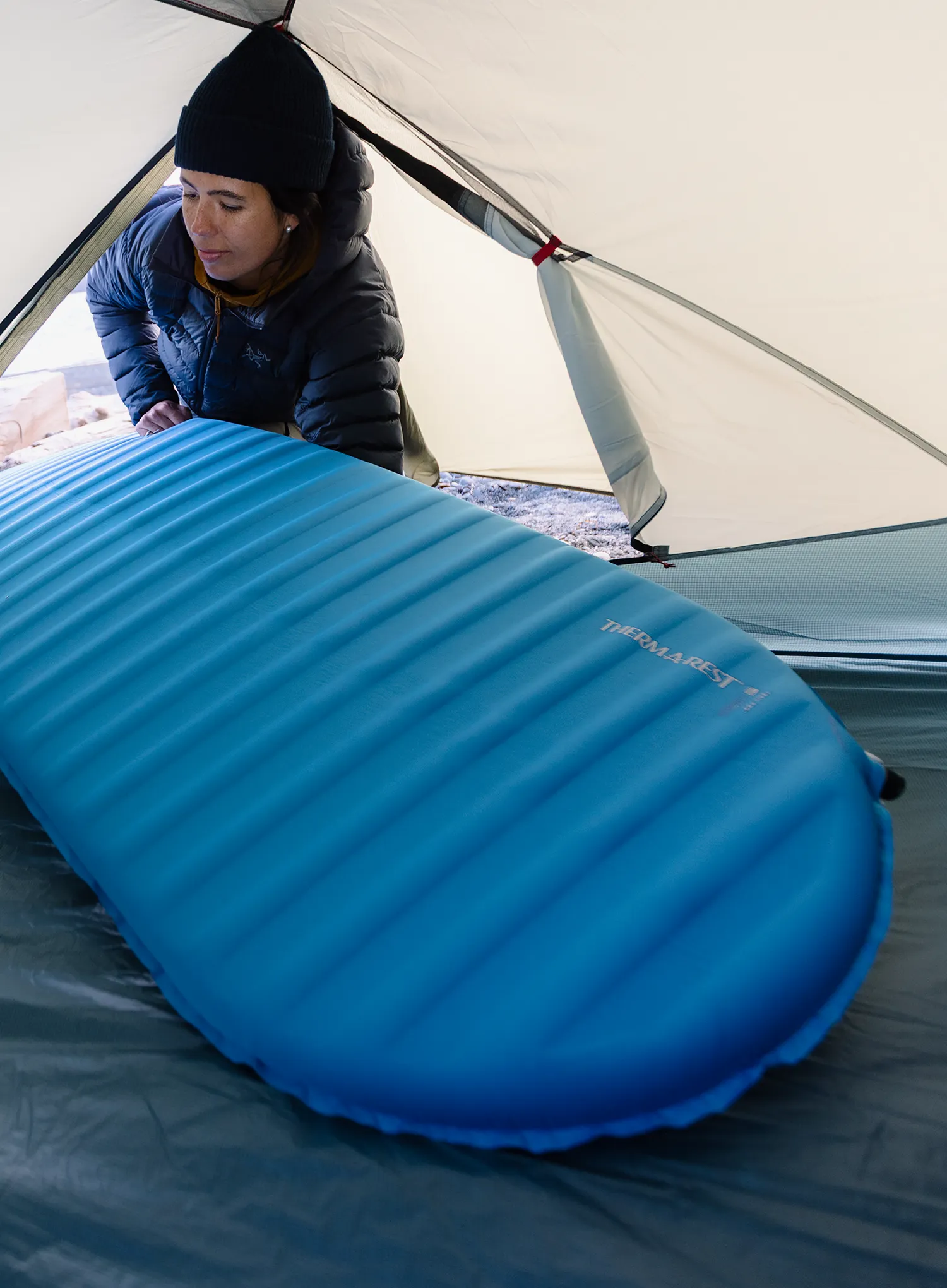 Samonapuhavajuća podloga Therm a Rest Trail Pro RW - tide