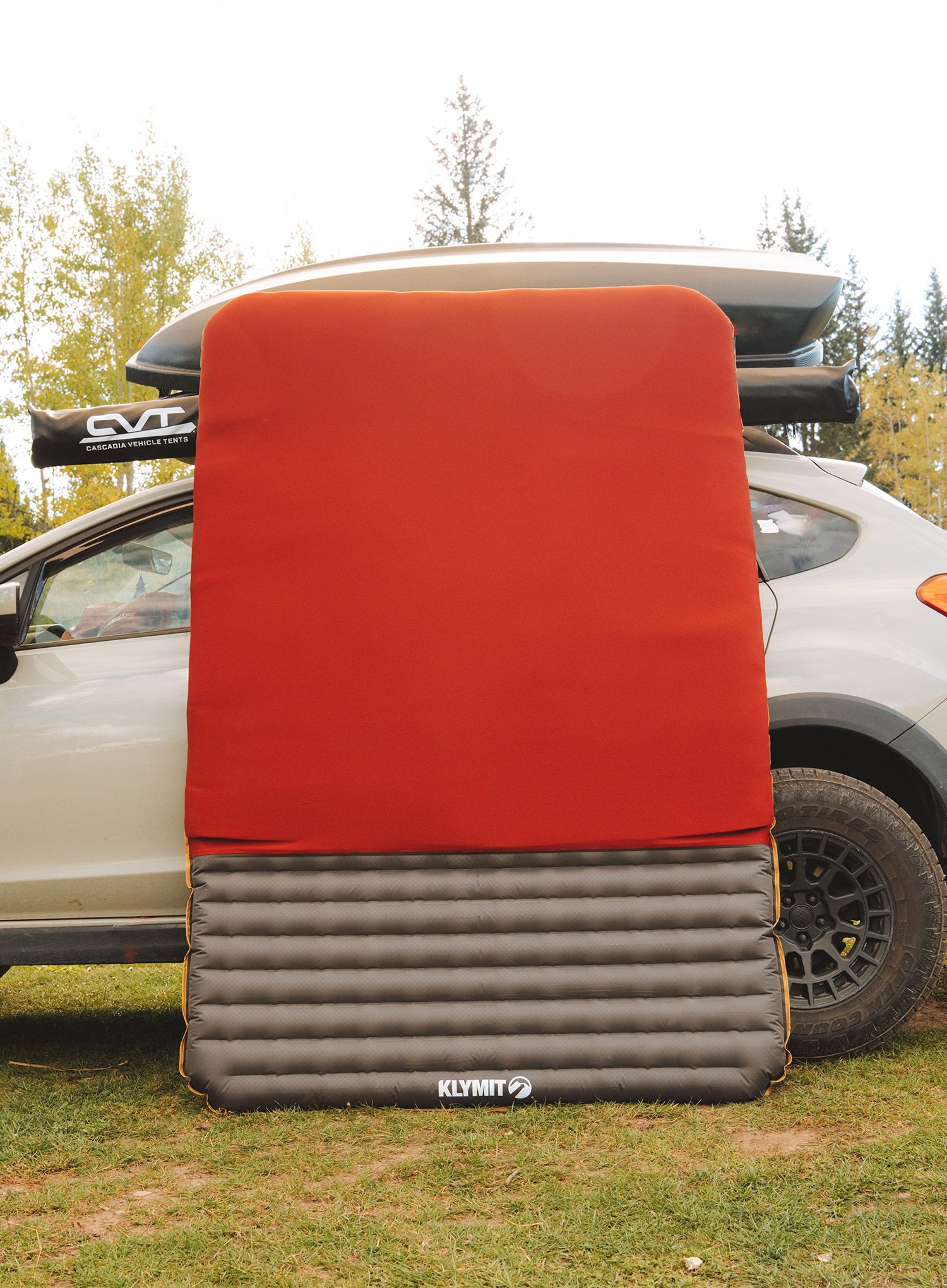 Planinarska podloga Klymit Insulated Klymaloft Sleeping Pad Double - red