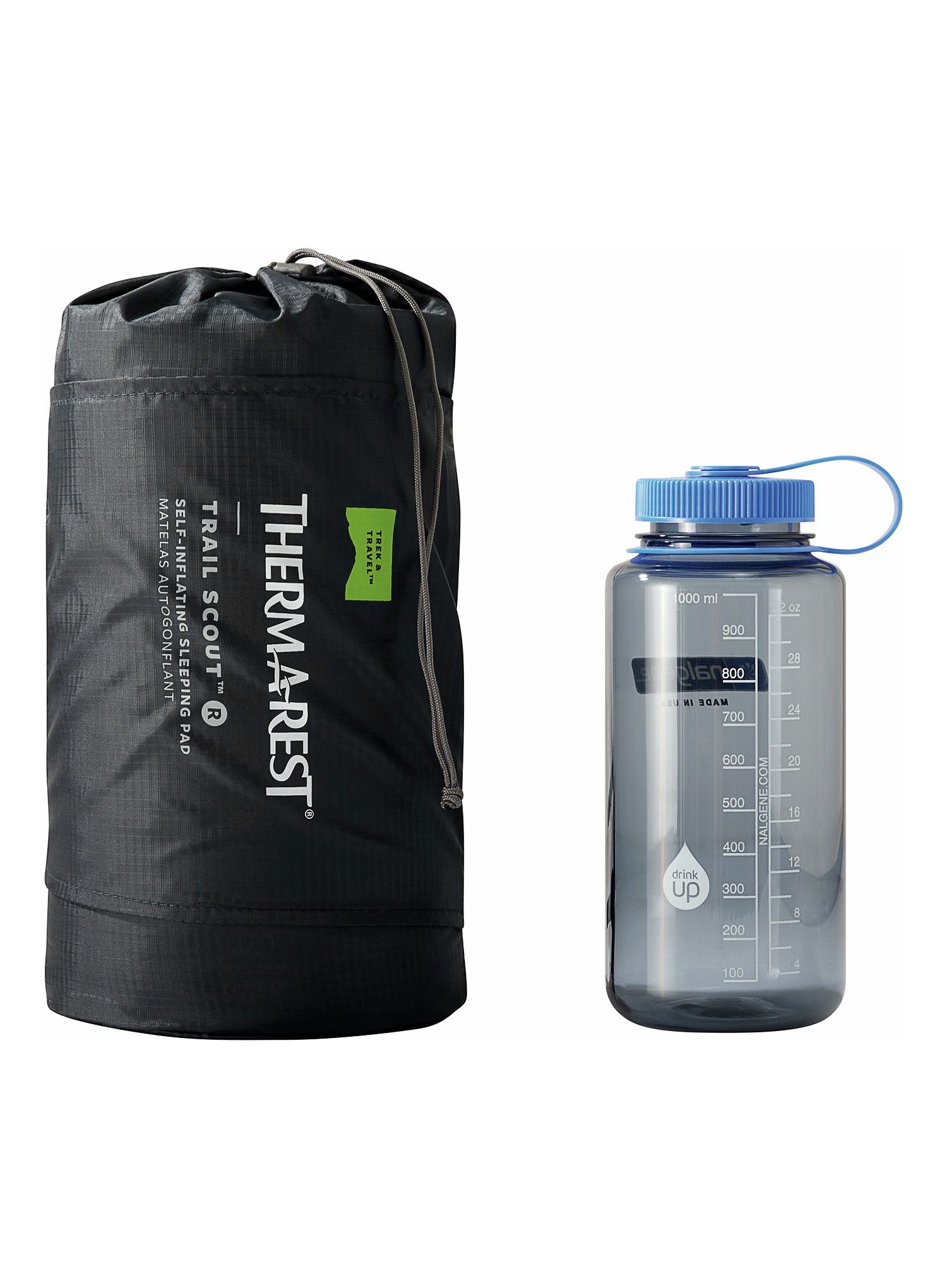 Samonapuhavajuća podloga Therm a Rest Trail Scout Regular - gray