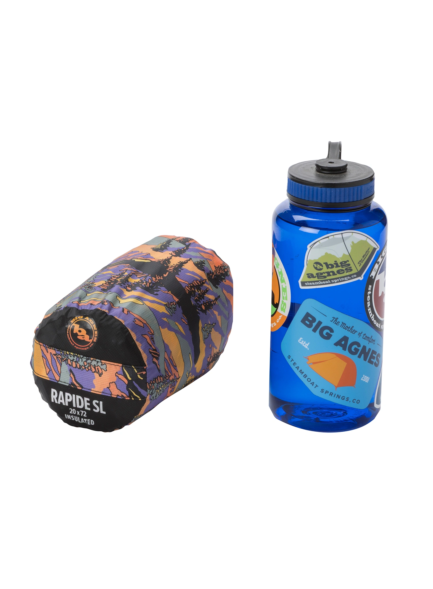 Madrac na napuhavanje Big Agnes Rapide SL Insulated 20X72 Reg - zirkel alpenglow