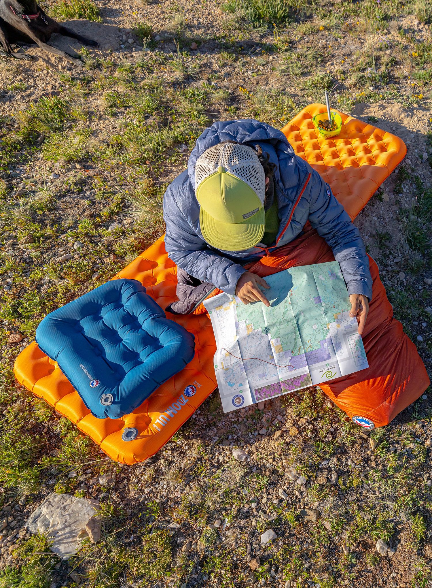 Madrac na napuhavanje Big Agnes Zoom UL Insulated Wide Long - amber glow