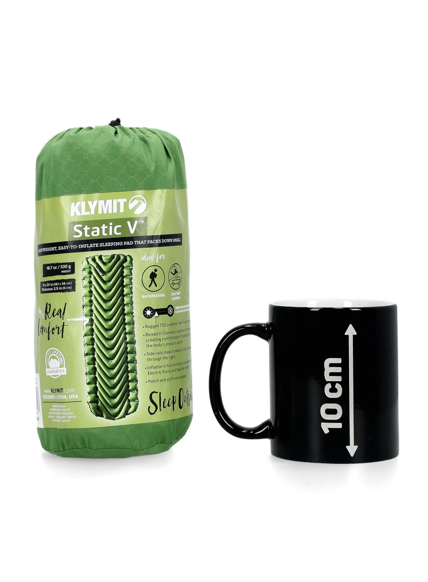 Madrac na napuhavanje Klymit Static V - green