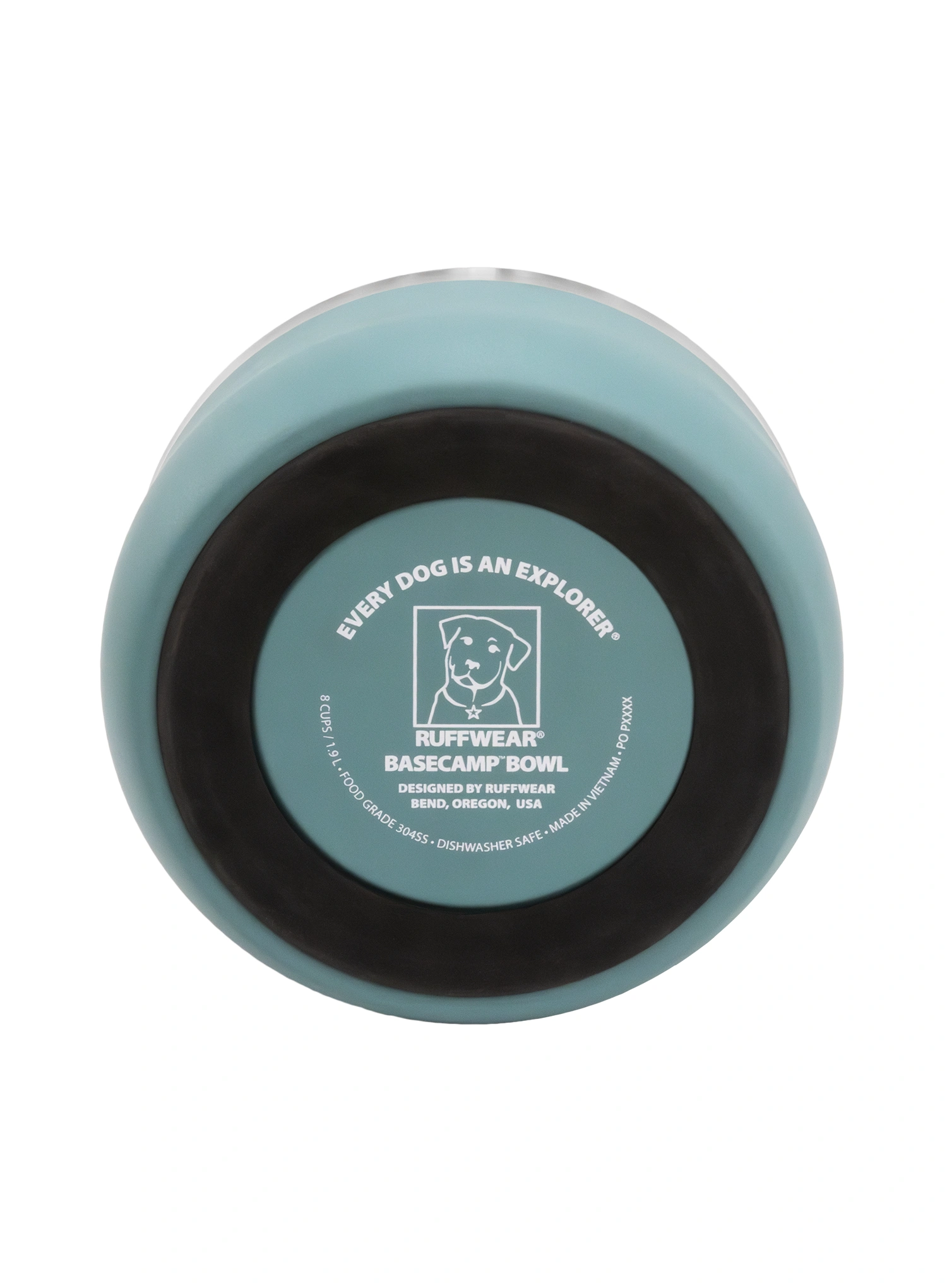 Posuda za psa Ruffwear Basecamp Bowl - river rock green