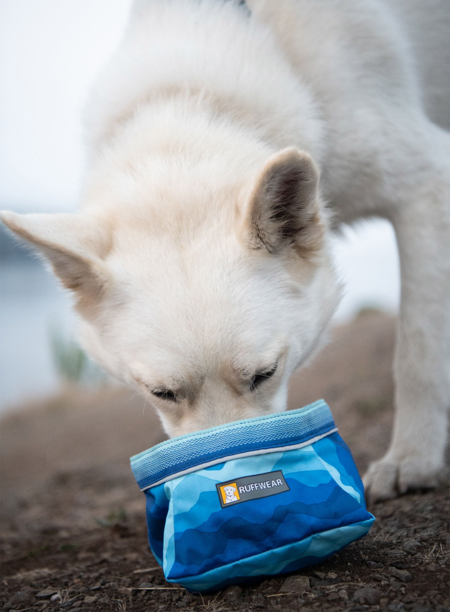 Posuda za psa Ruffwear Quencher Bowl - coastal mountains