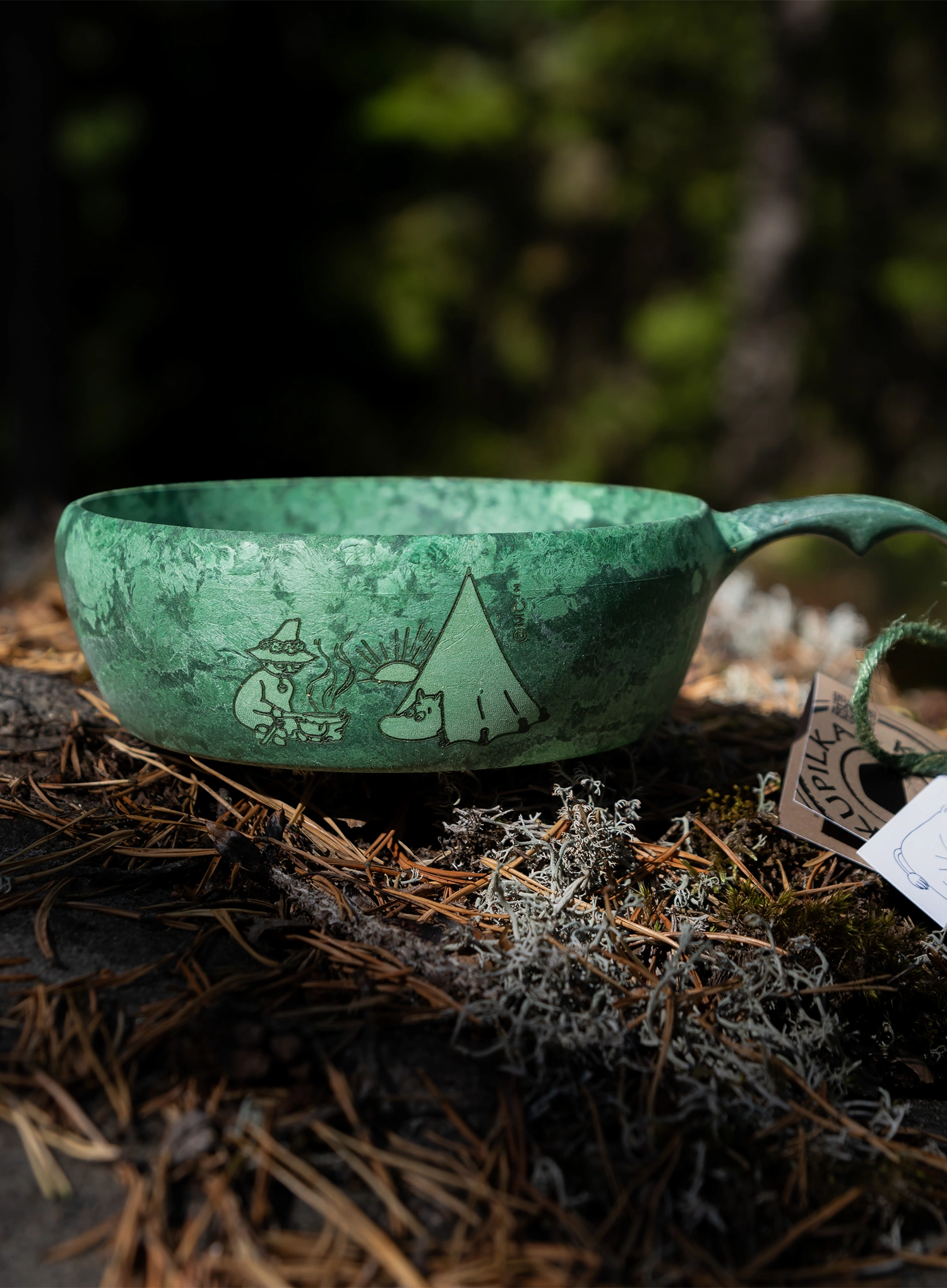 Zdjela Kupilka 55 Moomin Moomins Camping - green