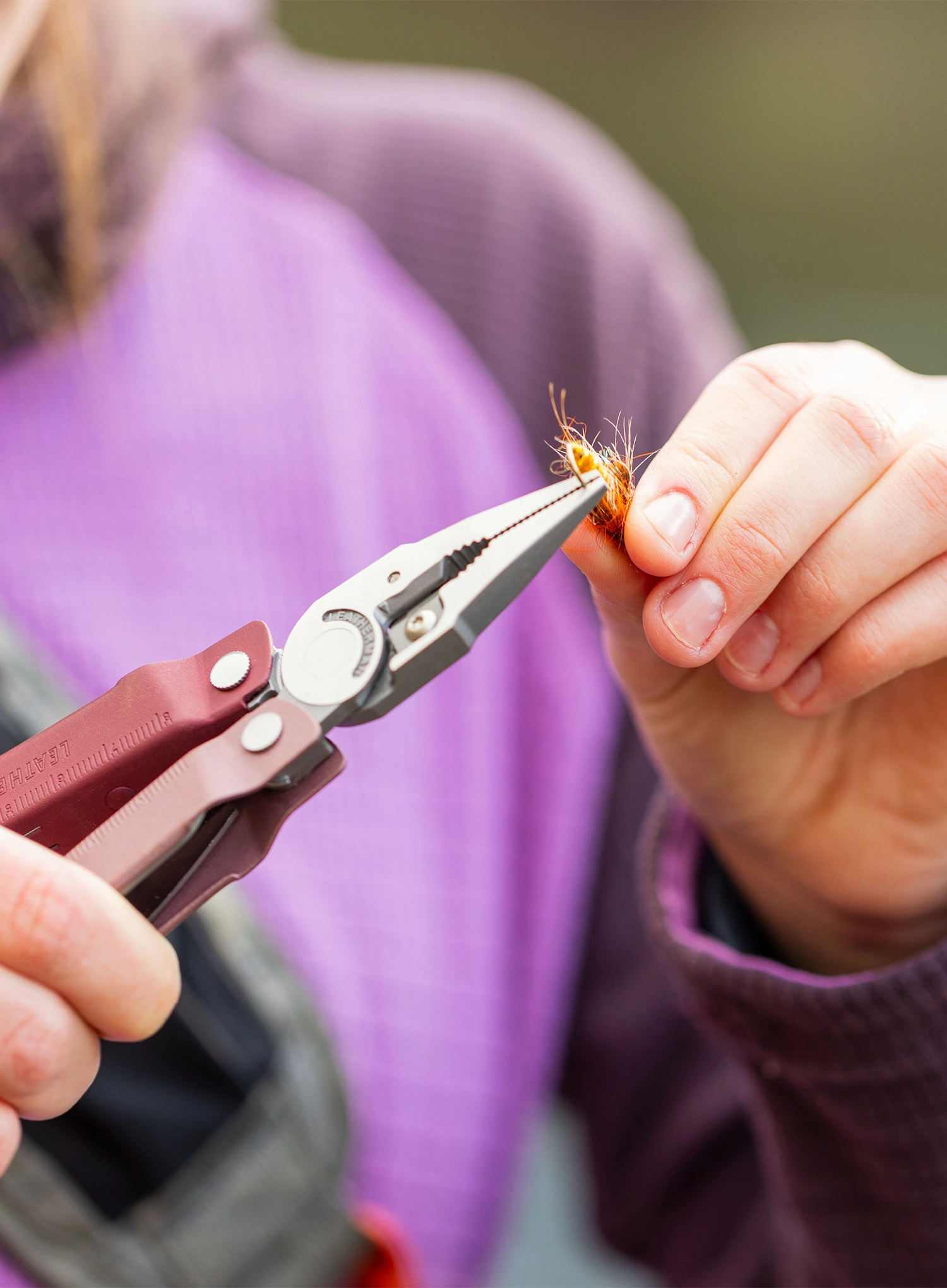Višenamjenski alat Leatherman Rebar - burnt sienna