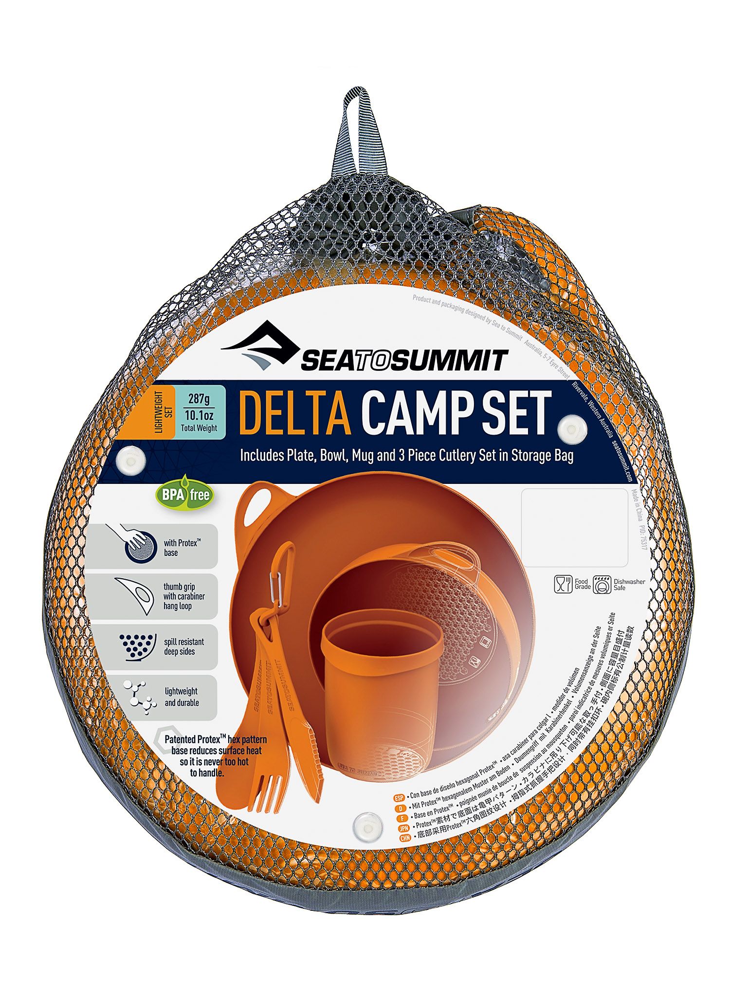 Posuđe Sea To Summit Delta Camp Set - orange