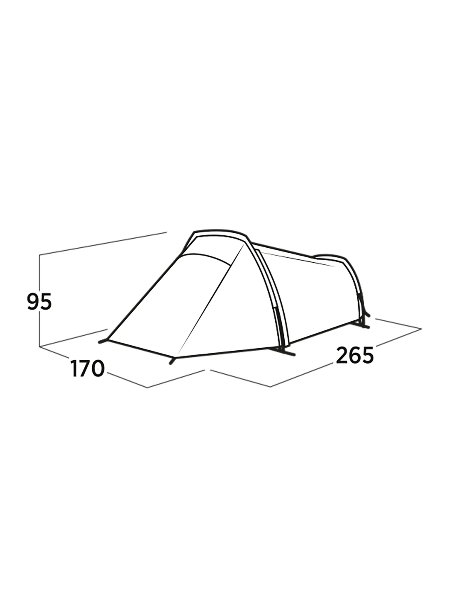 Šator za 2 osobe Easy Camp Sarek 2