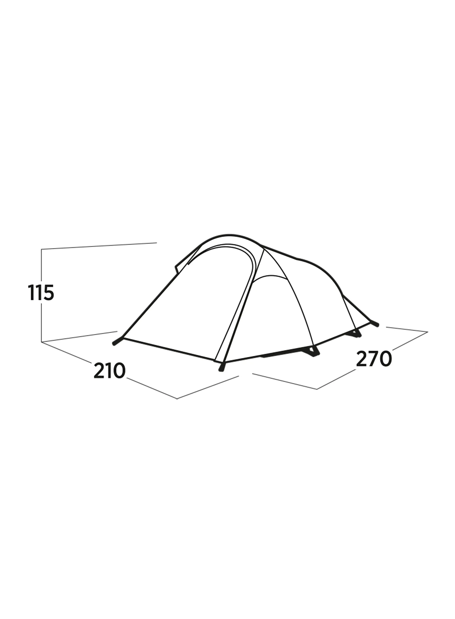 Šator za 3 osobe Easy Camp Reindal 3