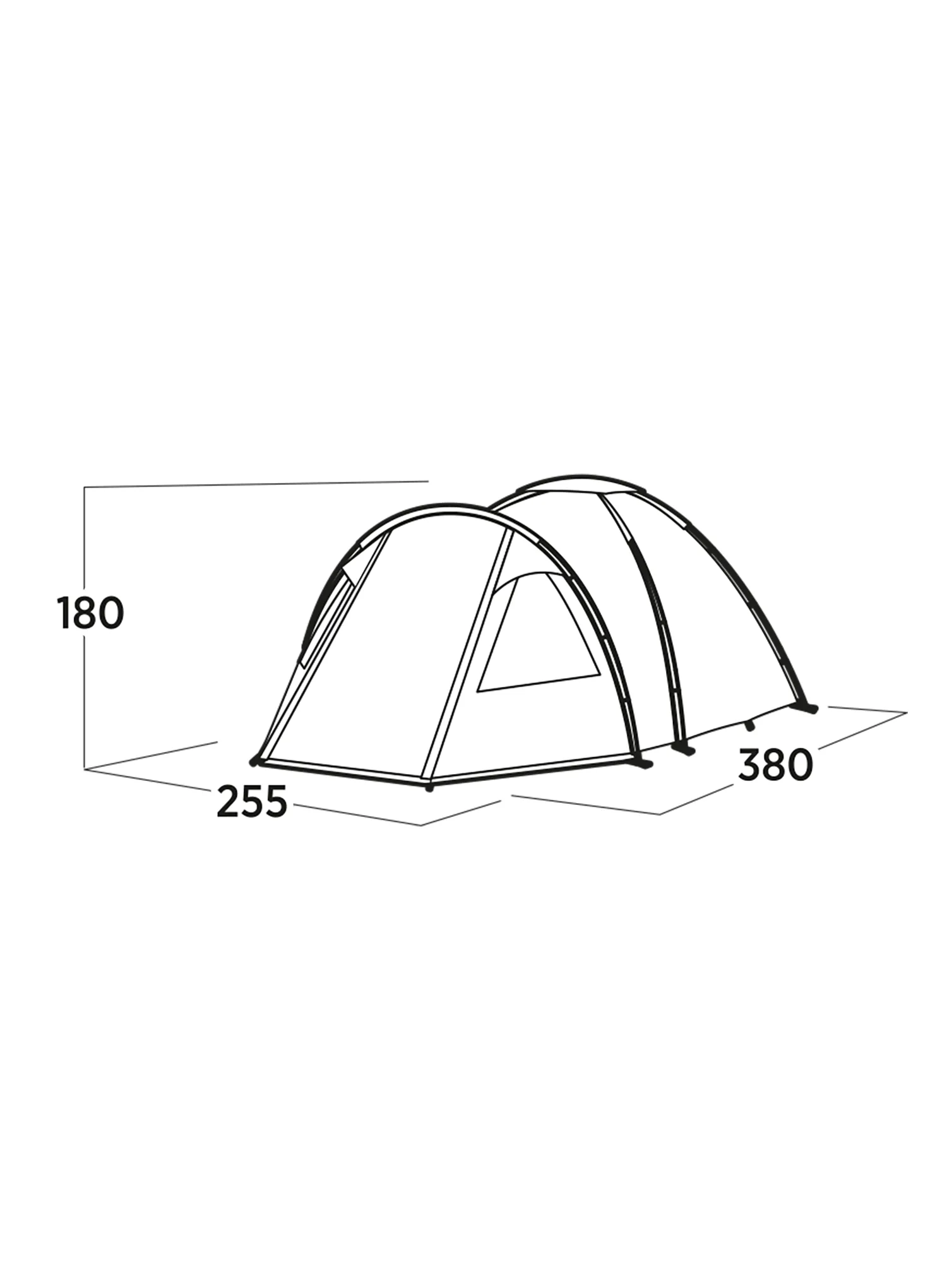 Šator za 4 osobe Easy Camp Kinn 4