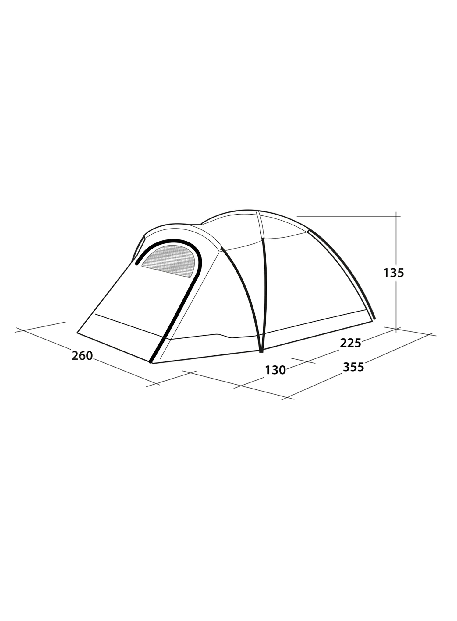 Šator Outwell Cloud 4