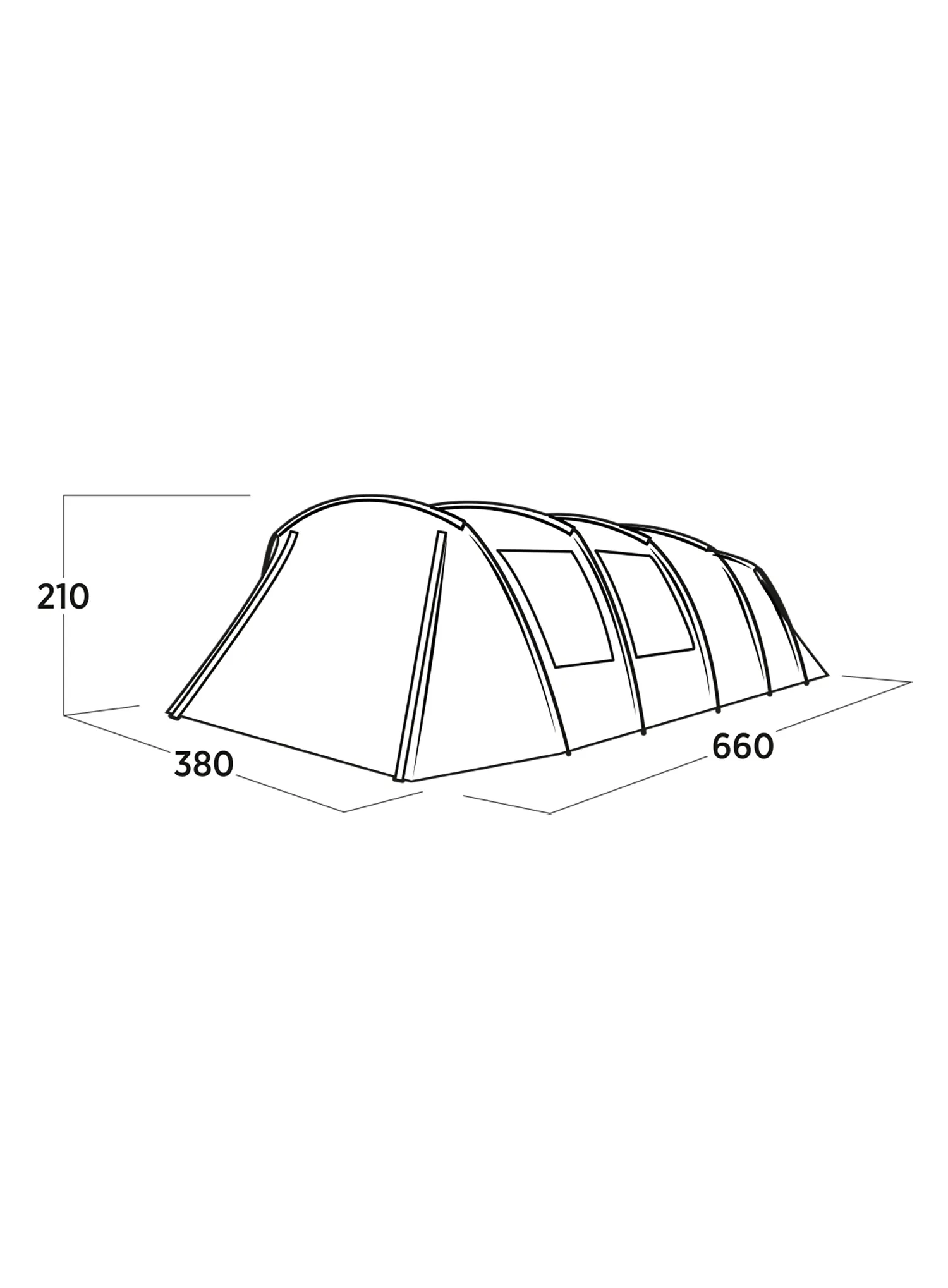 Obiteljski šator Easy Camp Sola 6