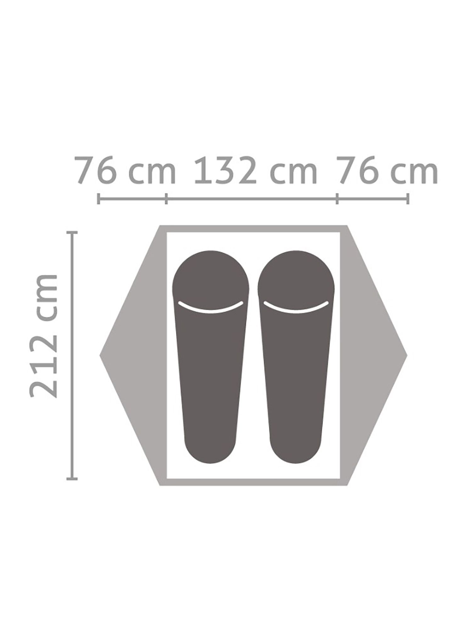 Šator za 2 osobe Salewa Latitude II - cactus/grey