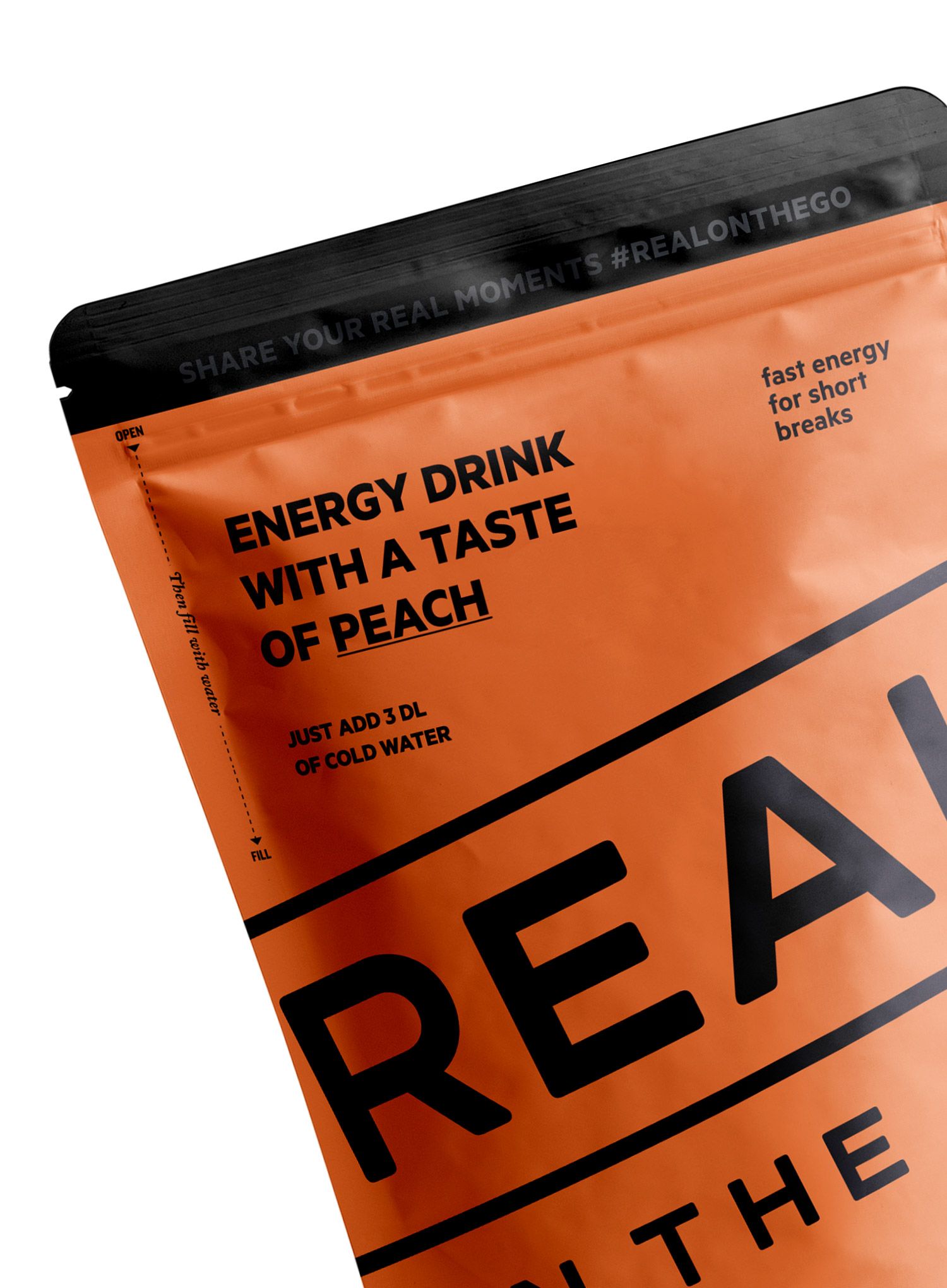 Energetski napitak Real Turmat Energy drink Taste of Peach 330 ml