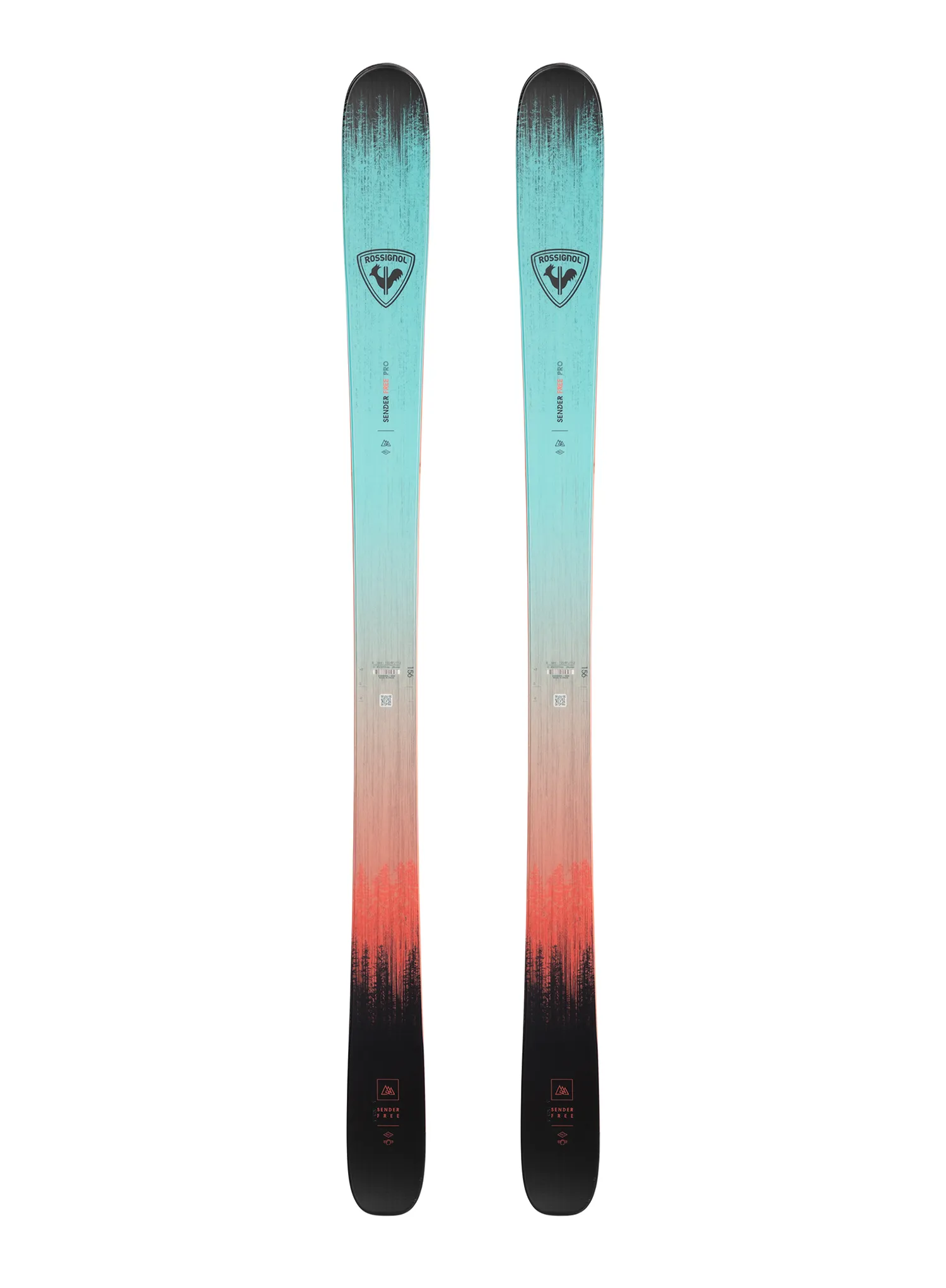 Skije freeride Rossignol Sender Free Pro Open - multicolor