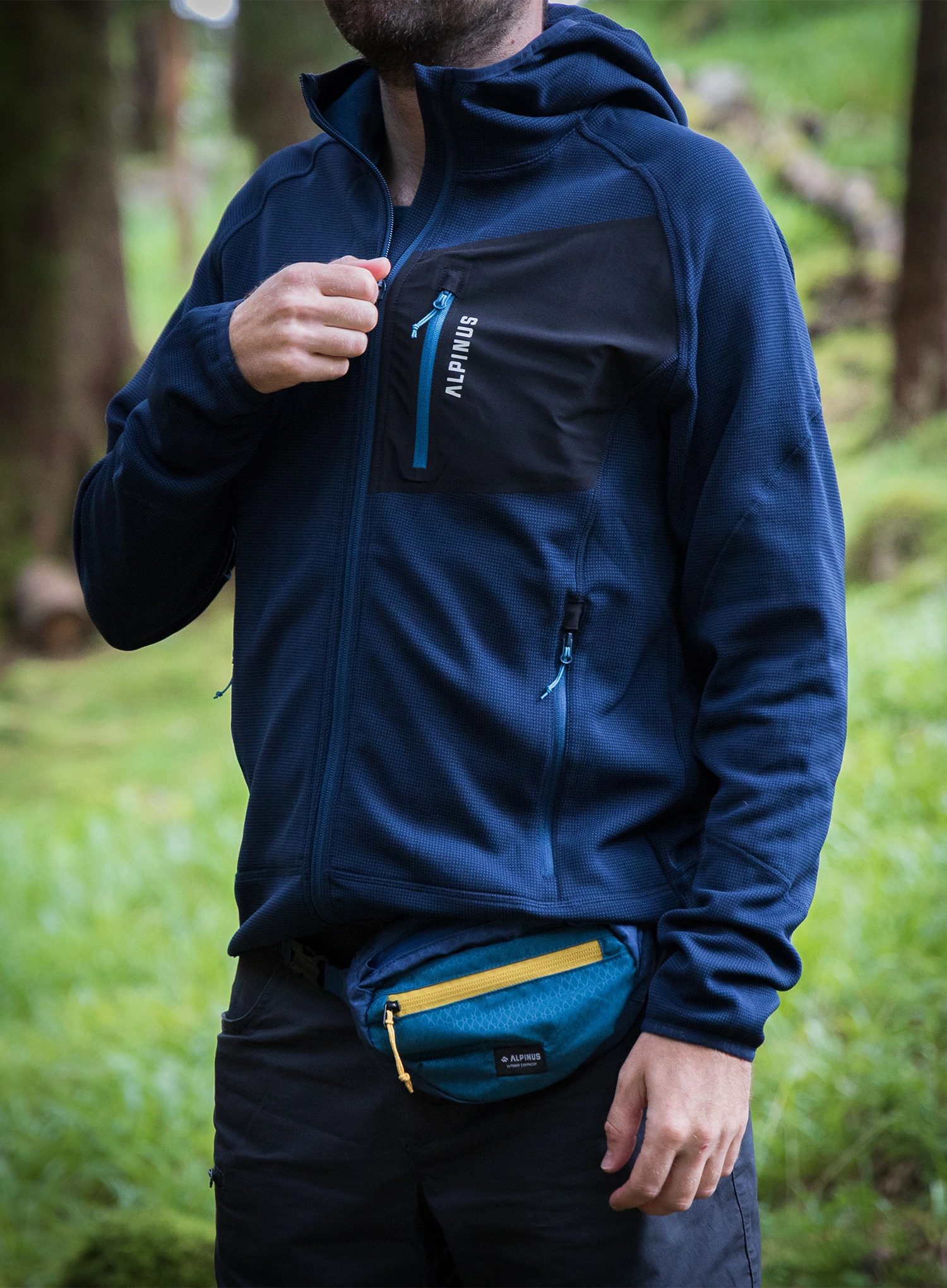 Torbica oko struka Alpinus Grampians - blue