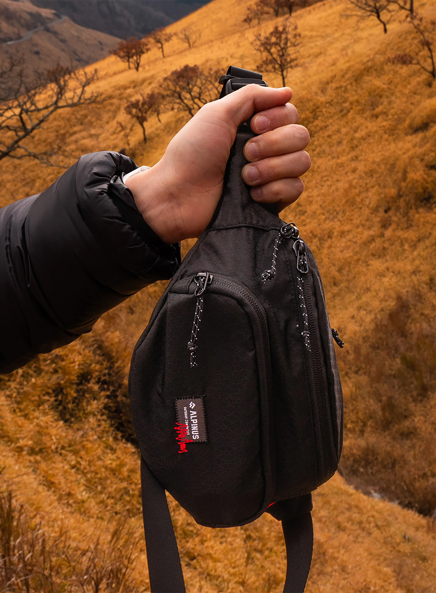 Torbica oko struka Alpinus Nymbodia - black