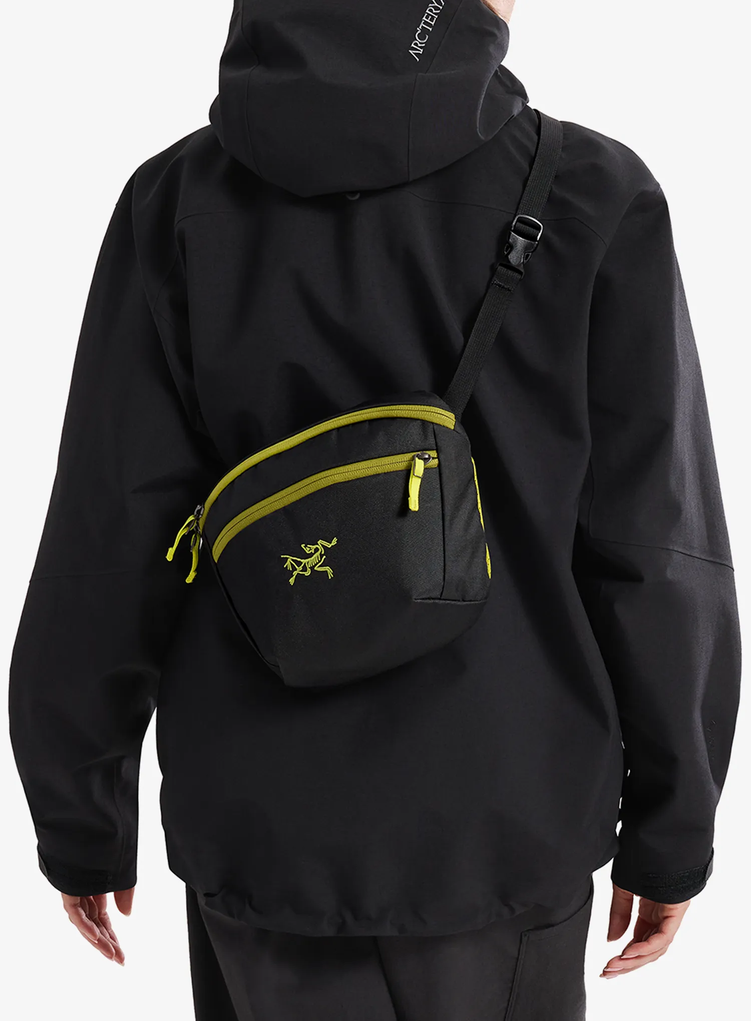 Torbica oko struka Arcteryx Mantis 2 Waist Pack - black/olive moss