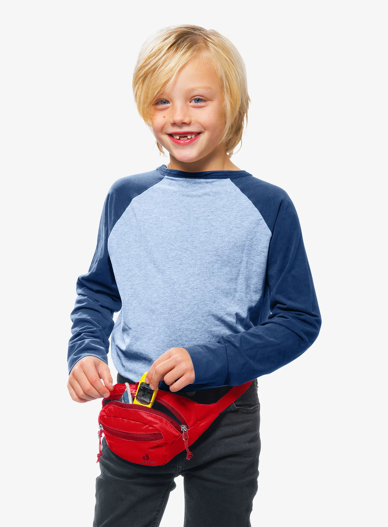 Dječja torbica oko struka Deuter Junior Belt - cherry