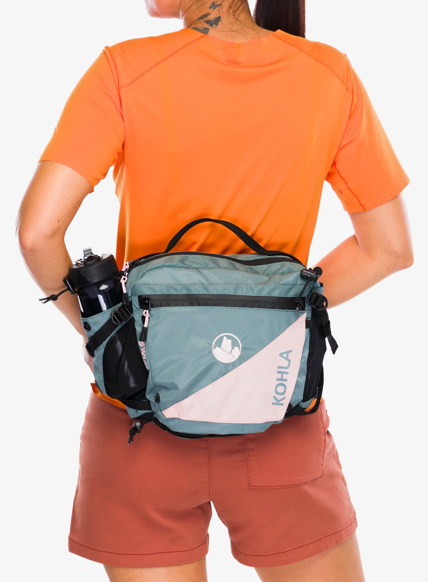 Torbica oko struka Kohla Swift 5L - stormy sea/bleached mauve