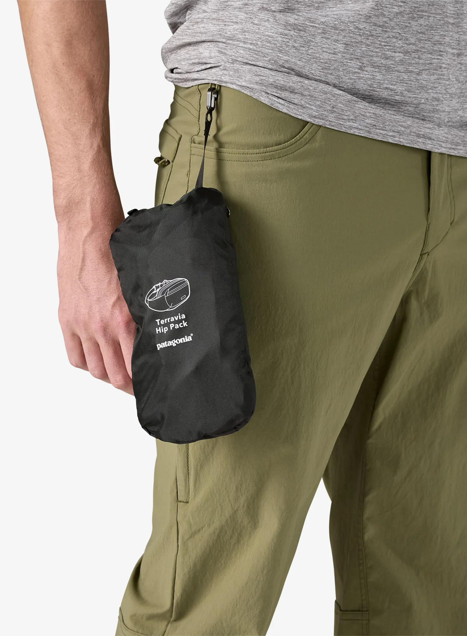 Torbica oko struka Patagonia Terravia Hip Pack - black