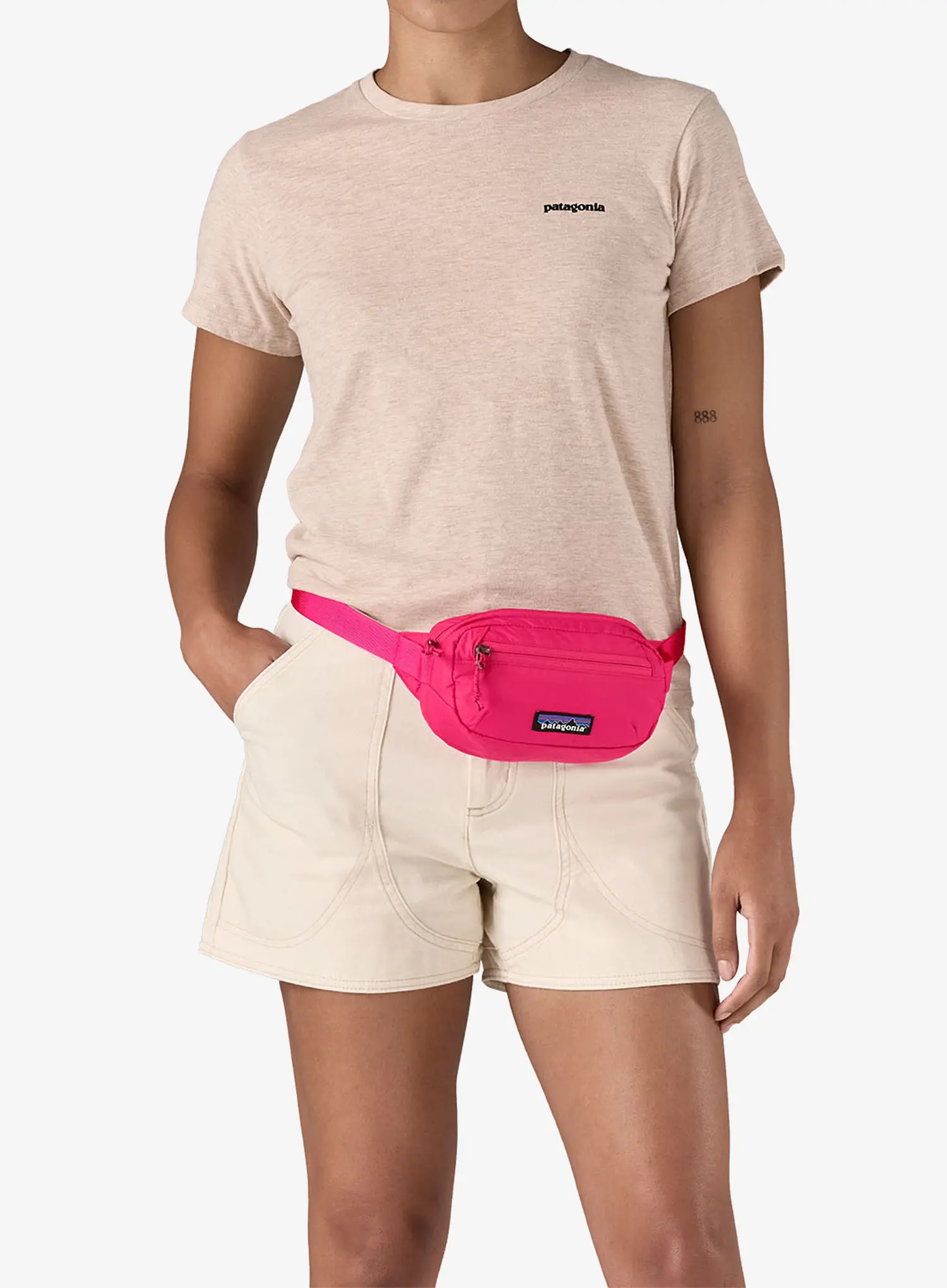 Torbica oko struka Patagonia Terravia Mini Hip Pack - luminous pink