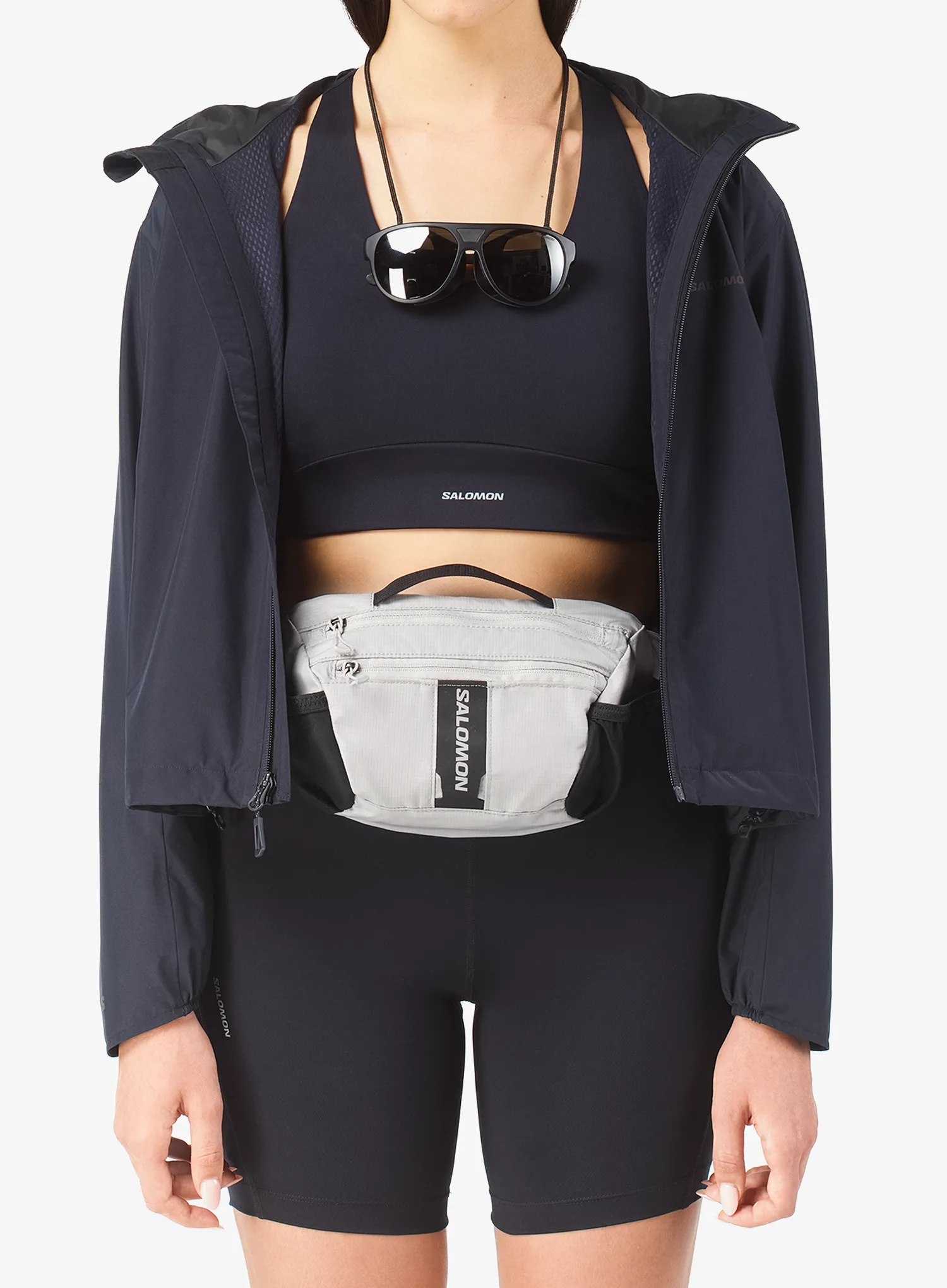 Torbica oko struka Salomon ACS Waist Pack 3 - paloma/black