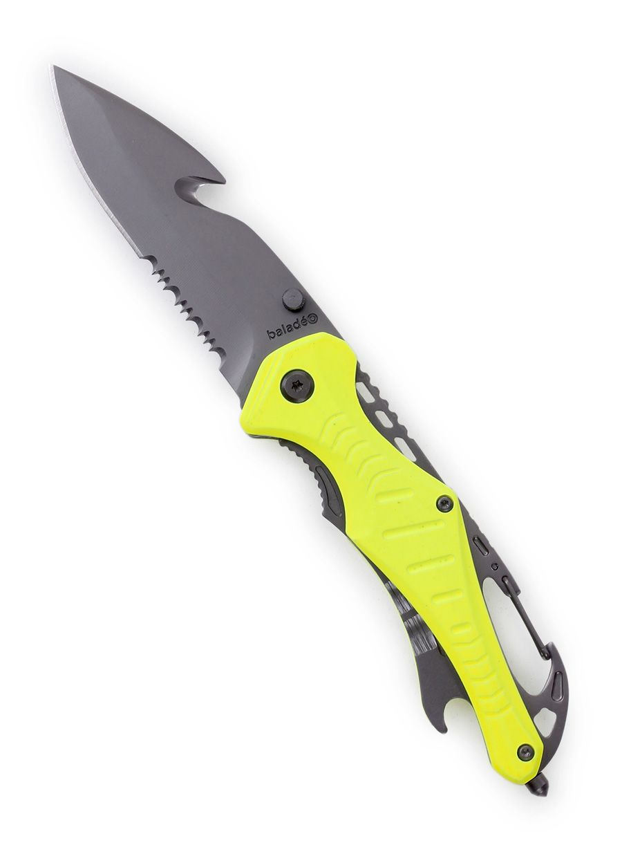 Putni nož Baladeo Security Knife Emergency - yellow