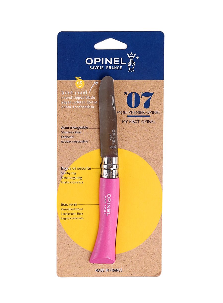 Putni nož Opinel My First Opinel No.07 - fuchsia