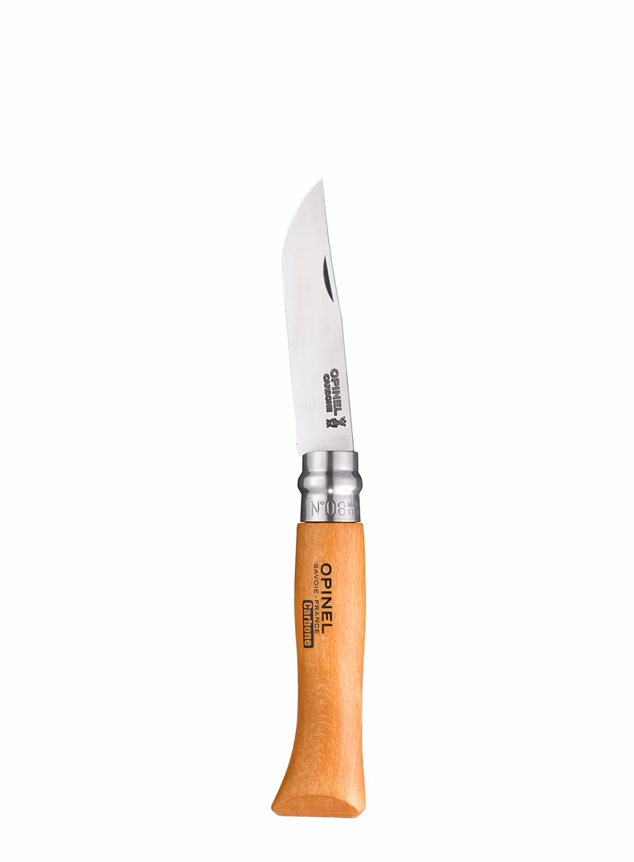 Putni nož Opinel No.08 Carbon Steel + etui