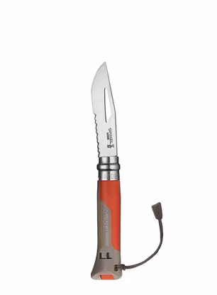 Putni nož Opinel Outdoor No.08 - earth/red