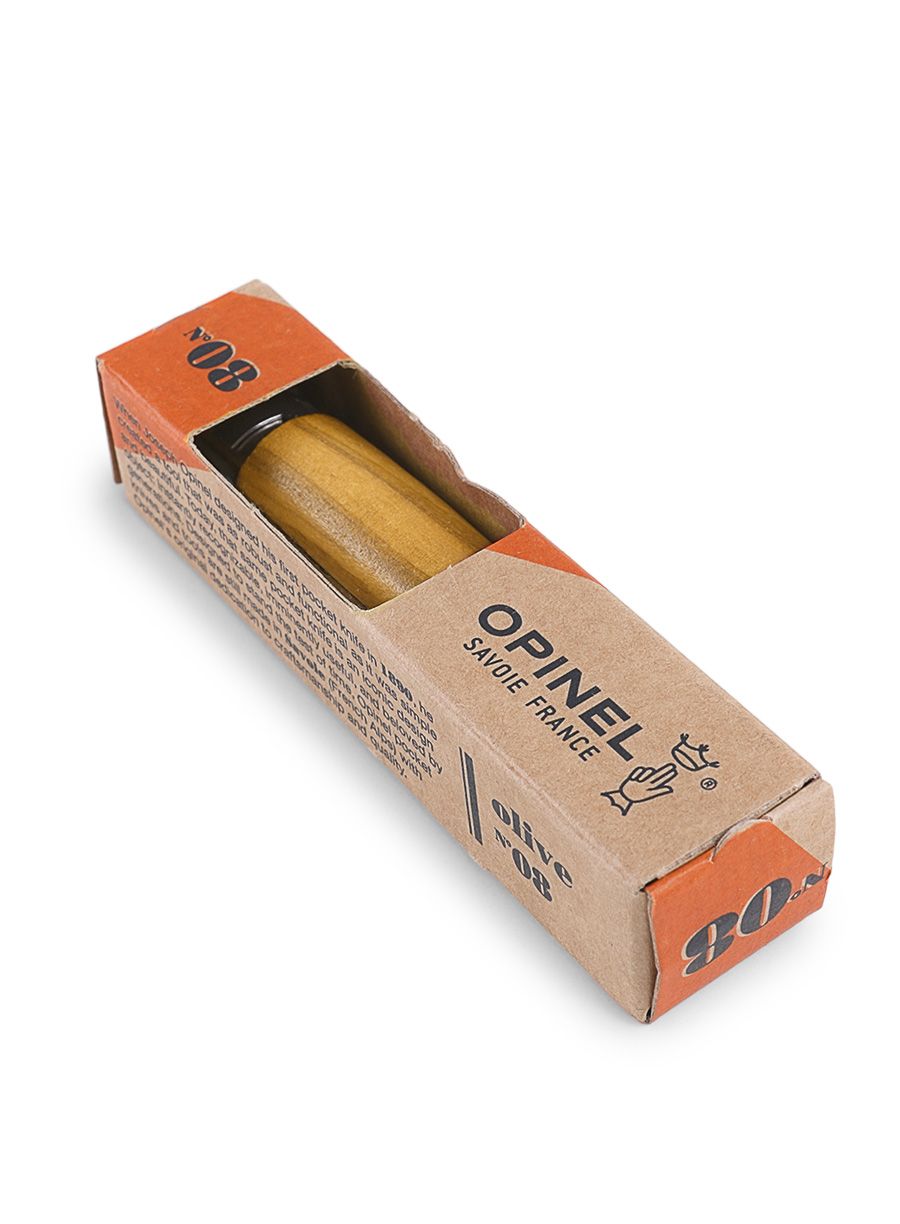 Putni nož Opinel Inox Lux Olive No.08 - olive